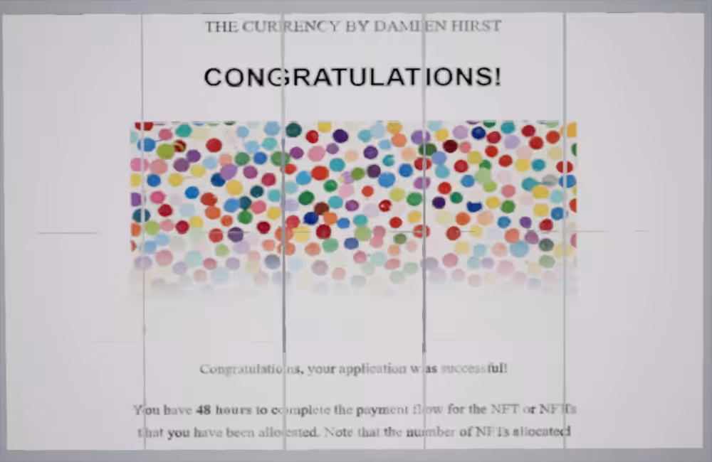 A Few Dots of Hirst 