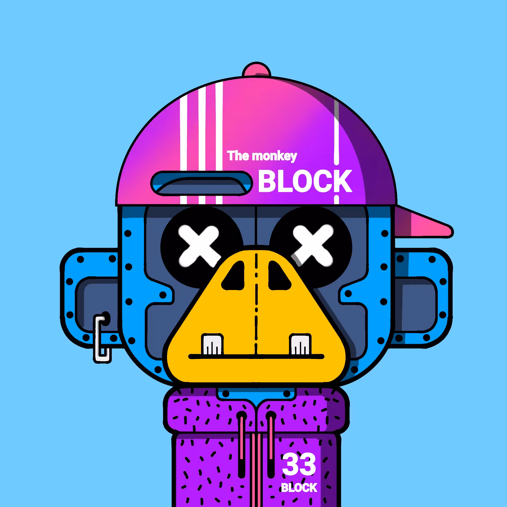 monkey block #033