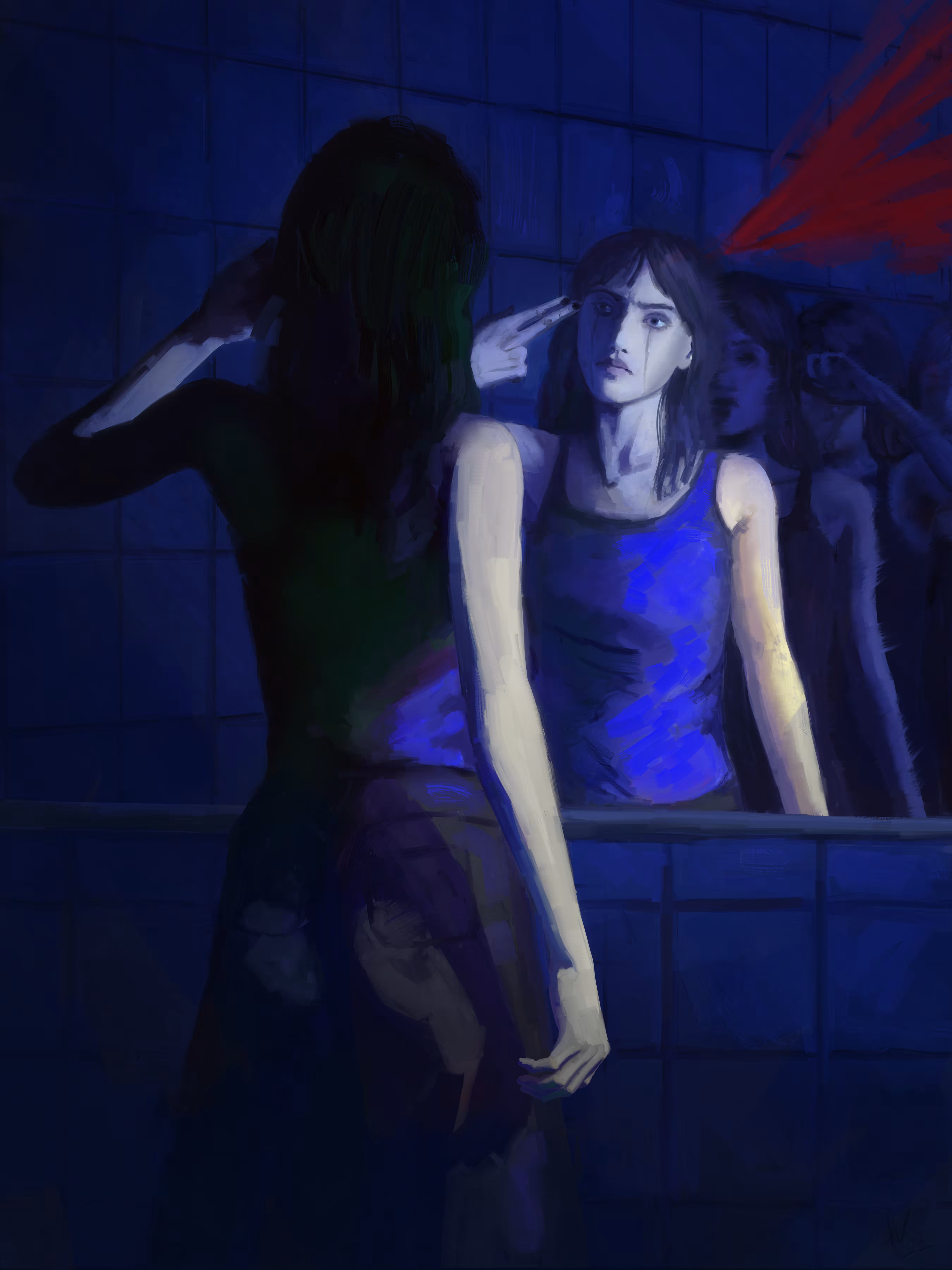 The artist and the mirror