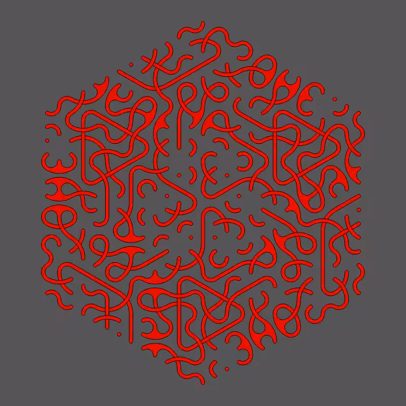 Threefold Symmetry - Dark Variations #112