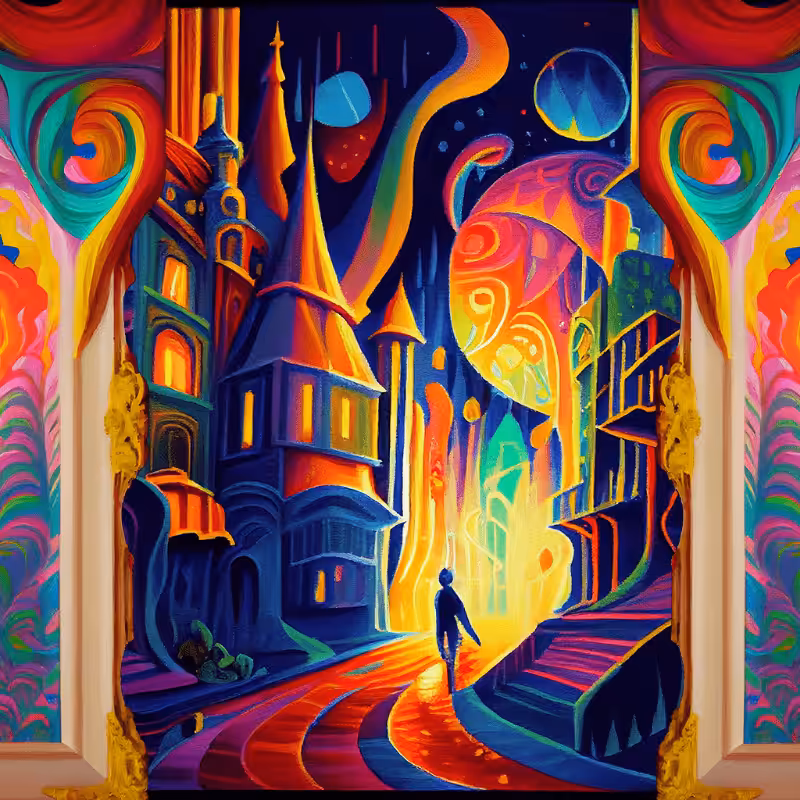 AI Psychedelic City #8