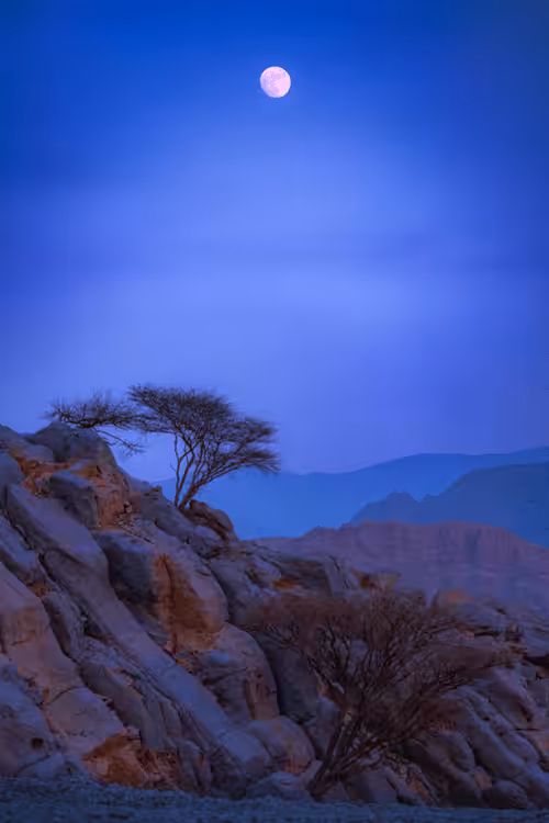 Mountain Moon Rise