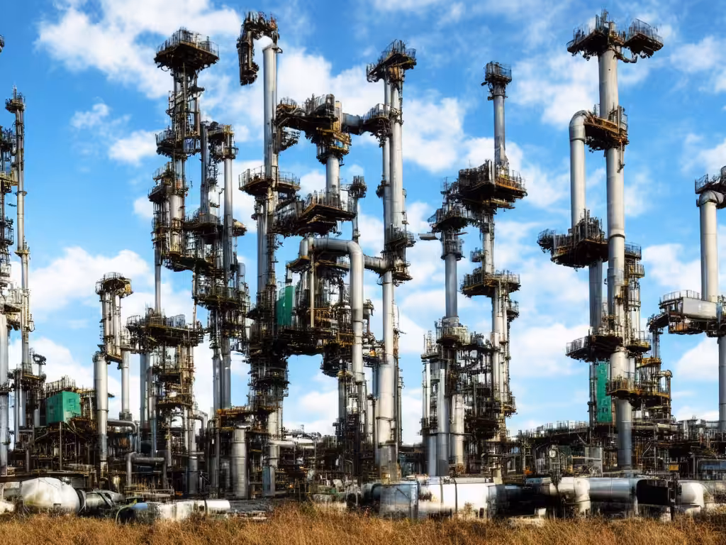 Gas Plant Scene #C1959