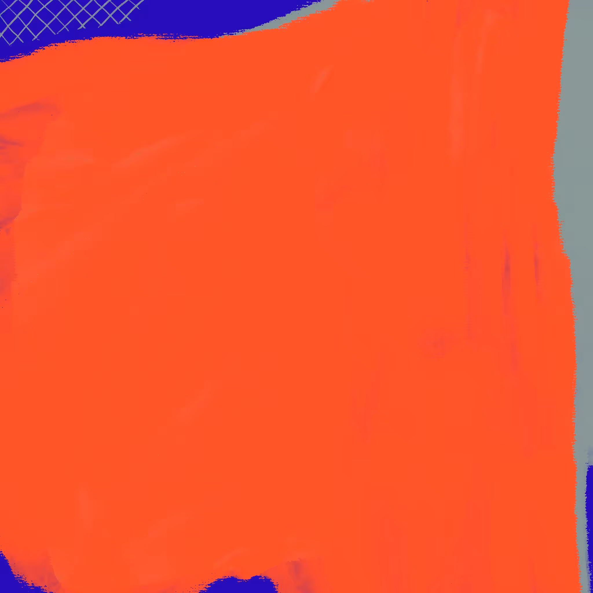 Abstract red and blue