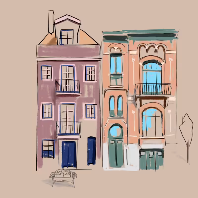 Architectural sketches #44