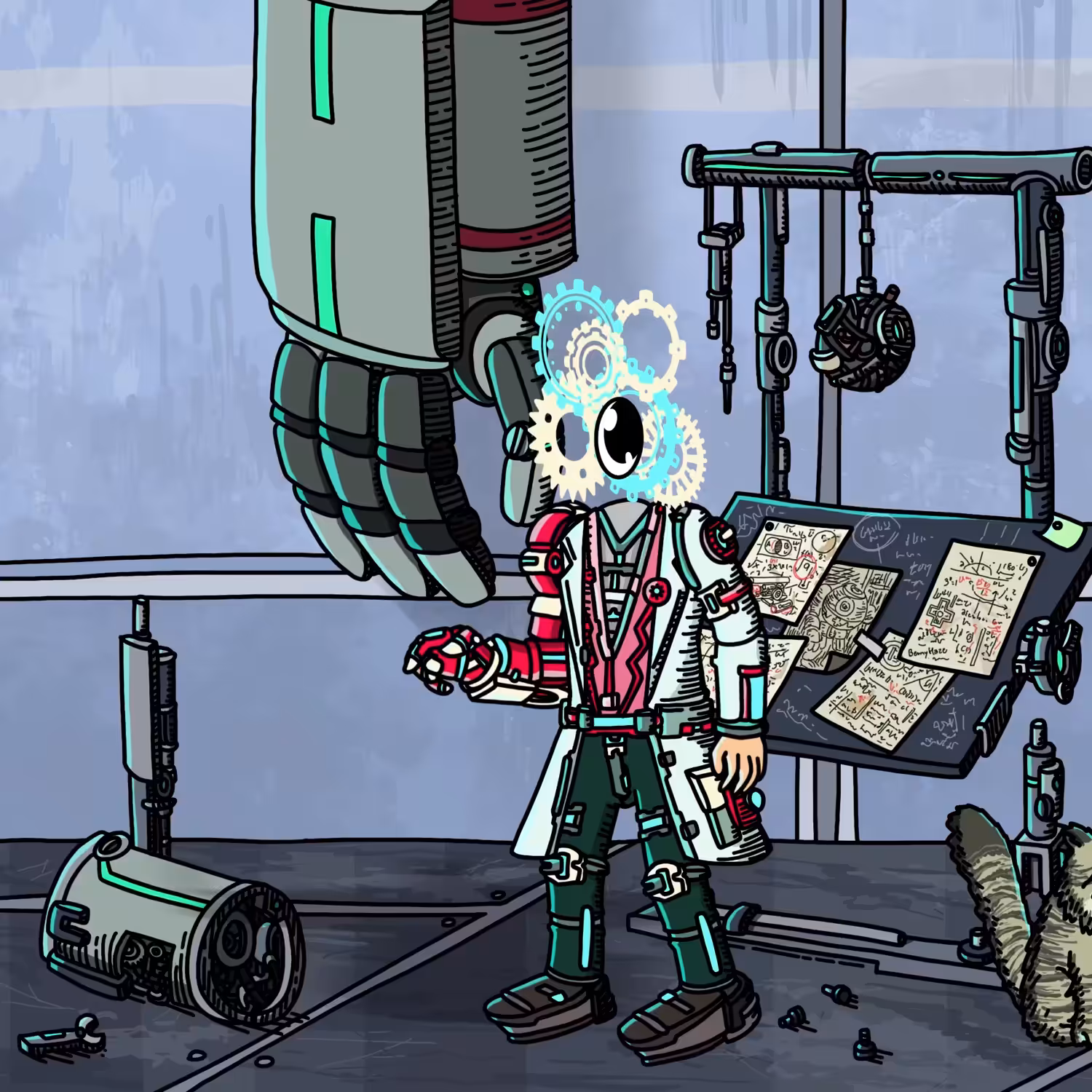 One eyed guys: Mechanical engineer OEG