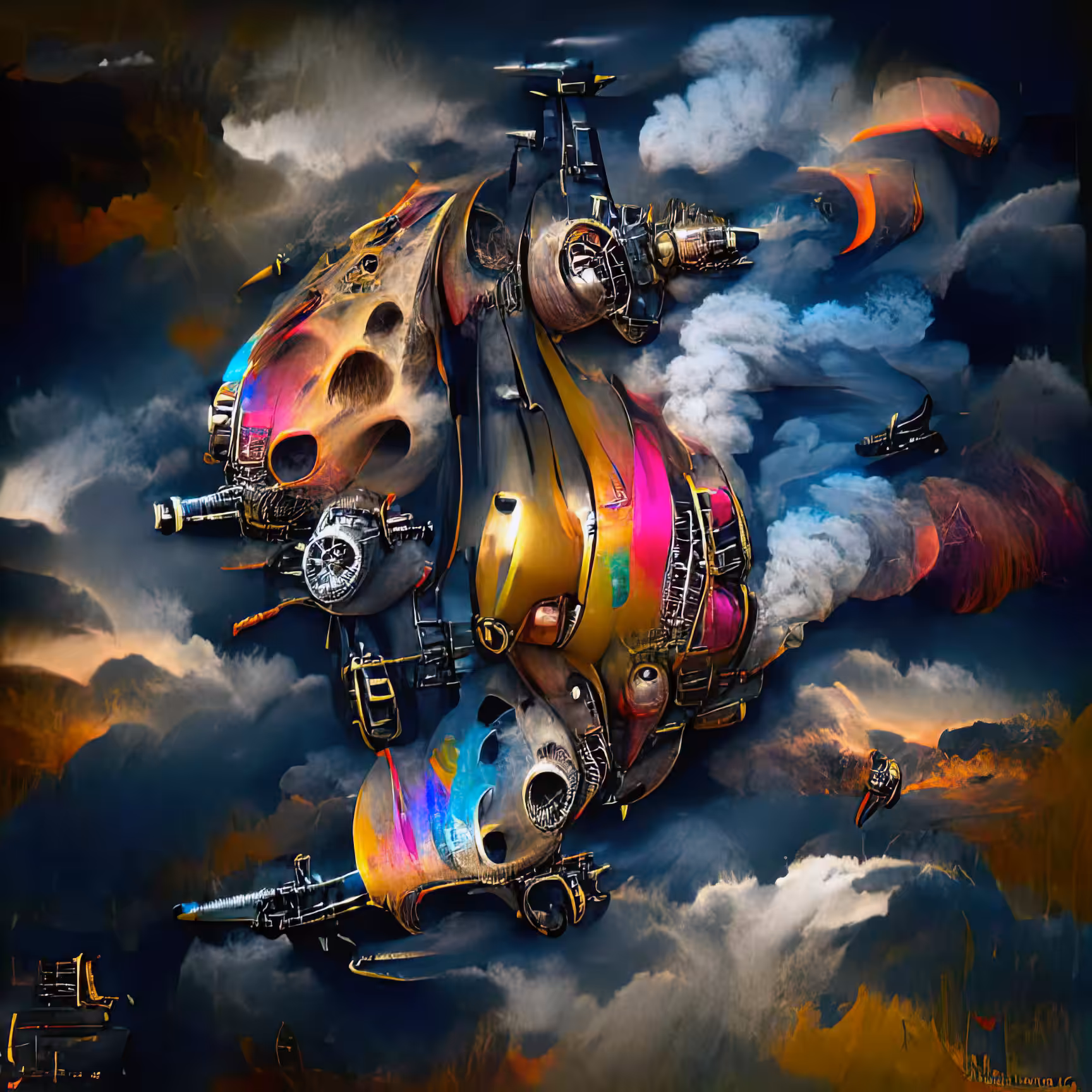 Outerspace Steampunk 14/501