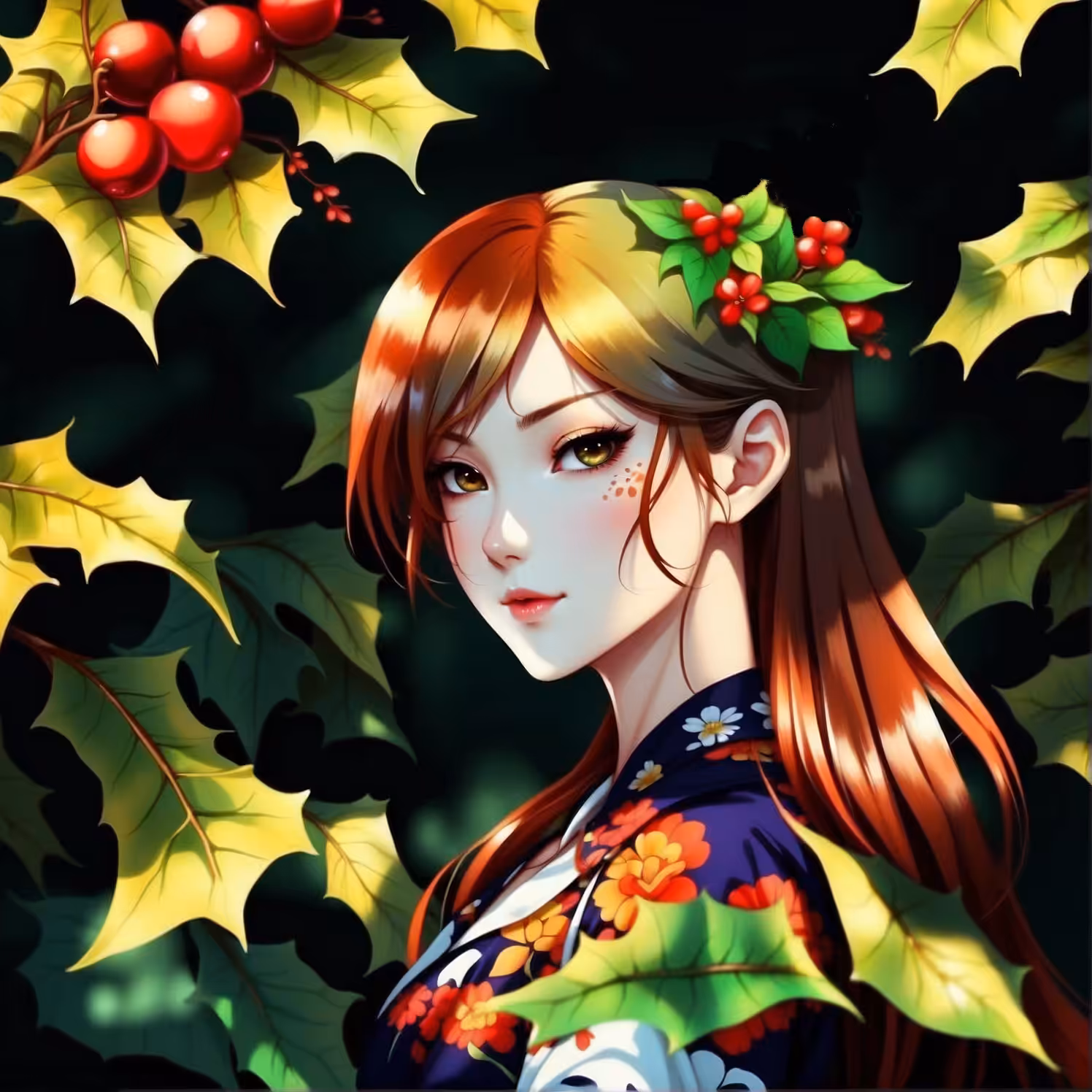 Petals and Pixels: A Floriography Collection: Mistletoe