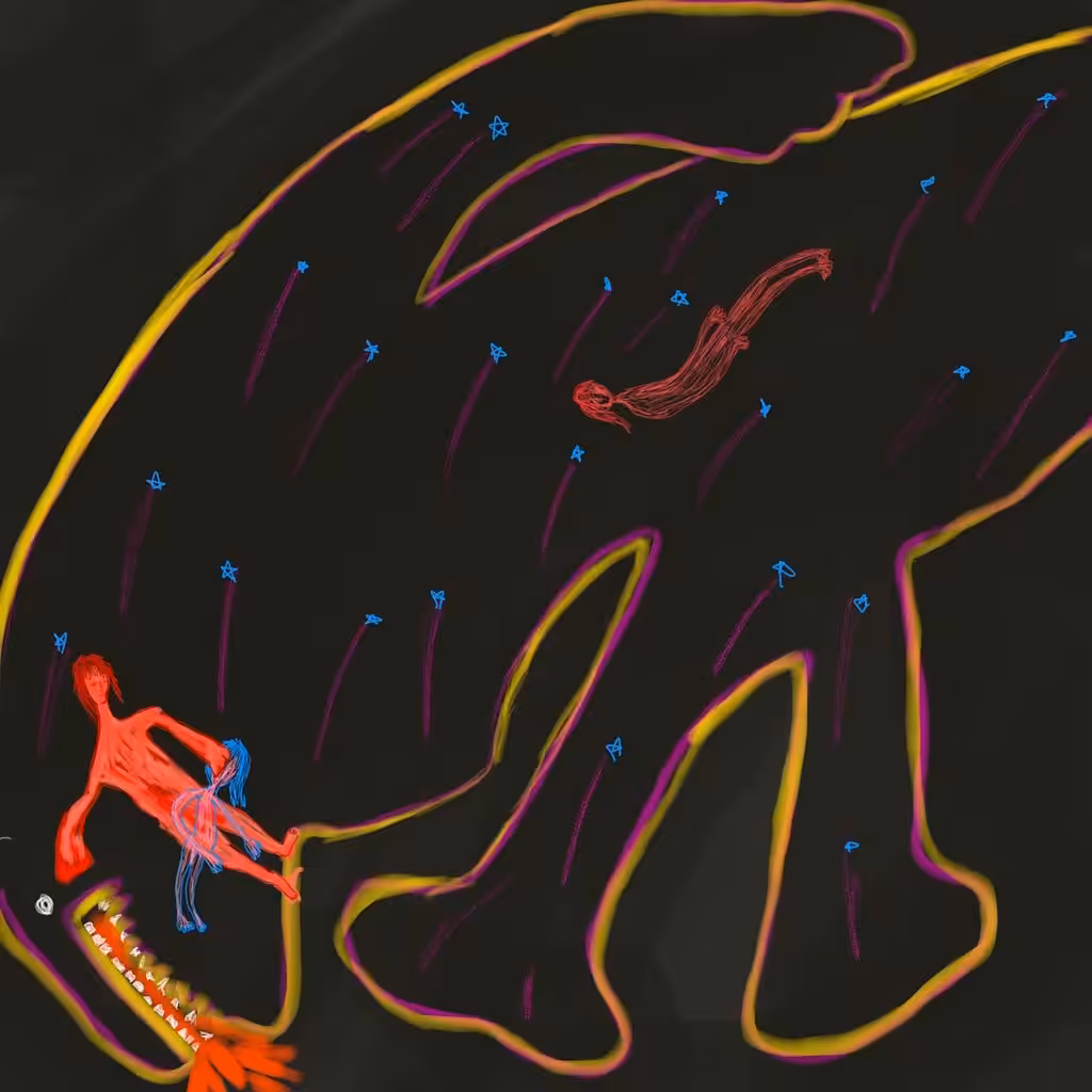 Blue and Red in the universe