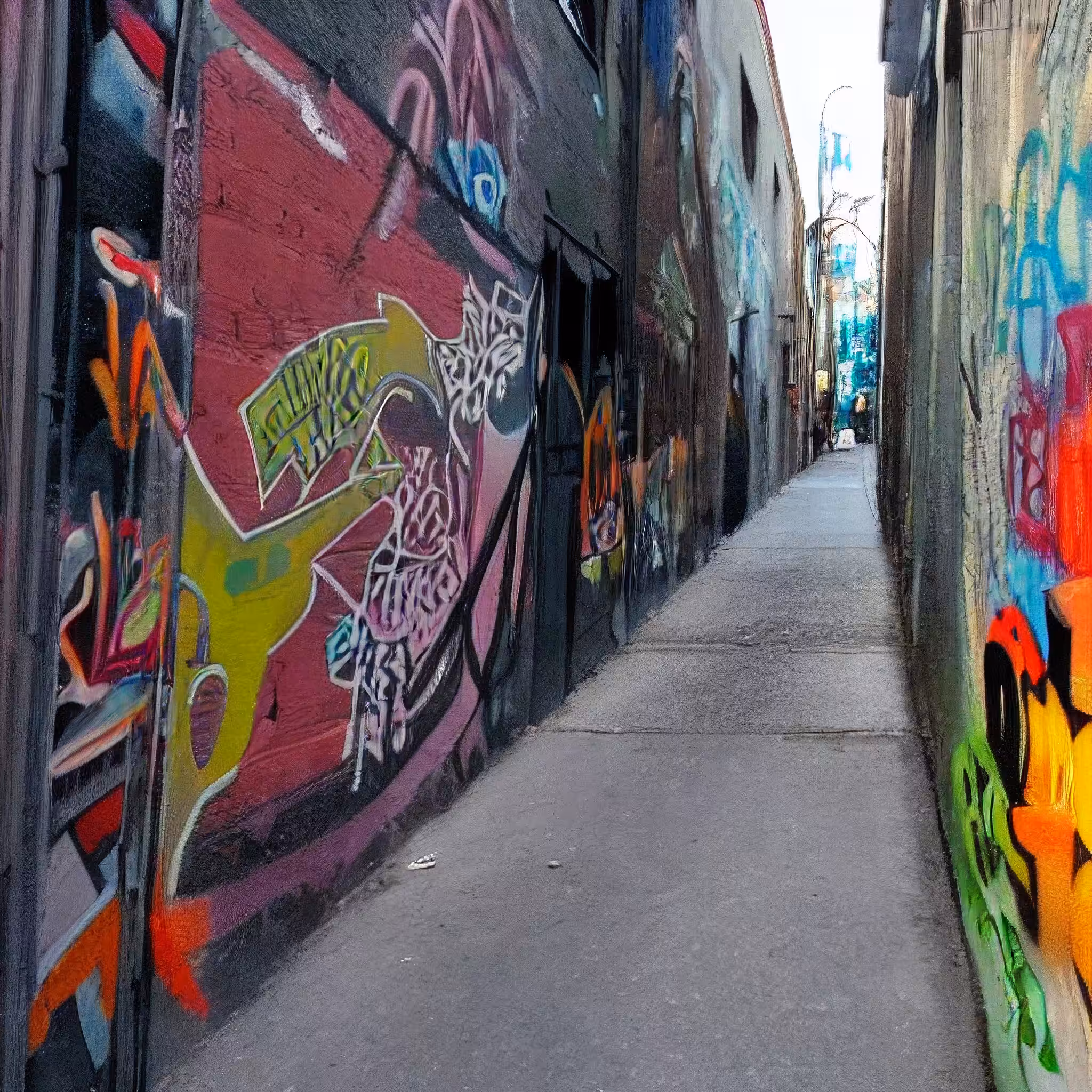 AI Street Art No. 8