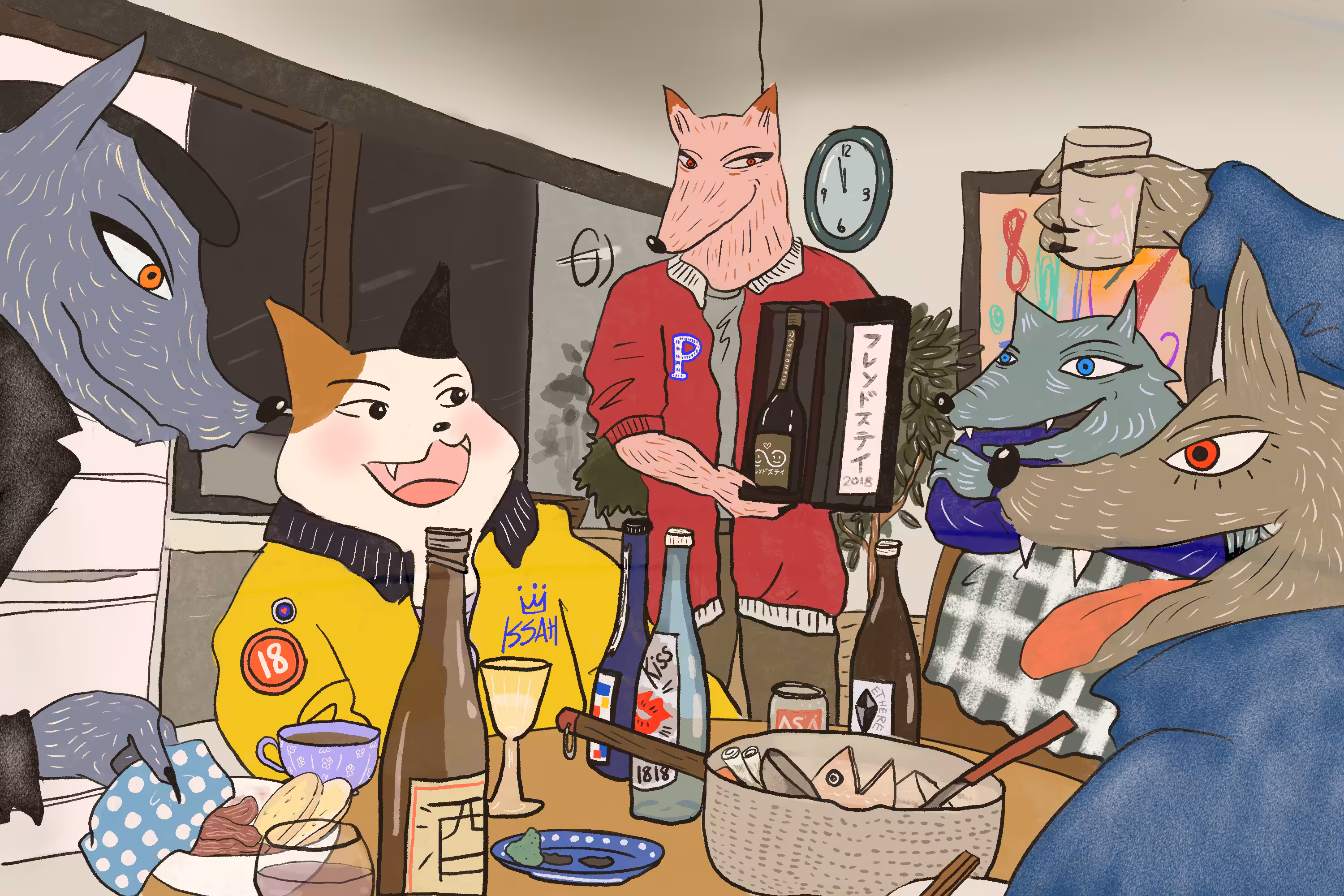 Wolf Night at Yoichi's