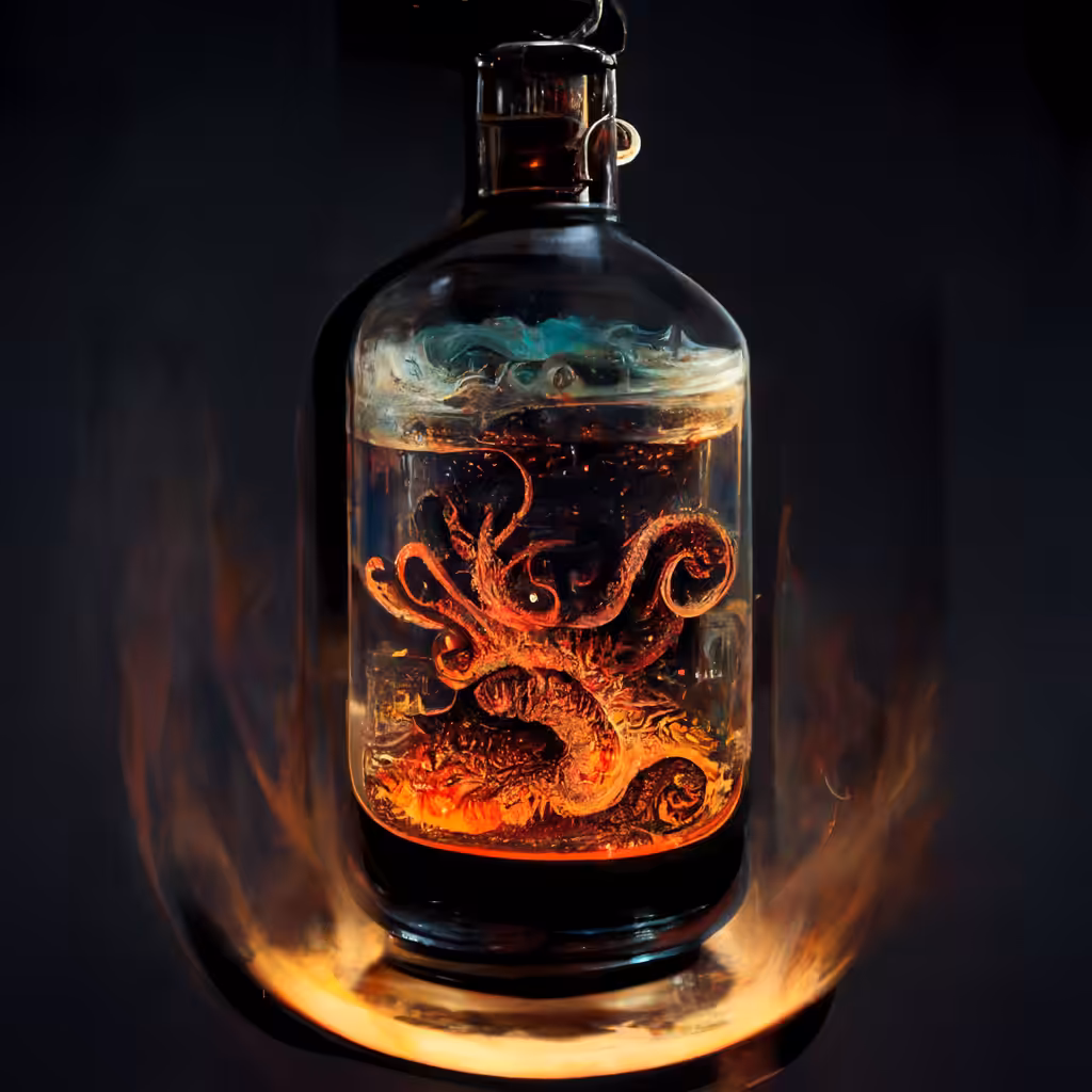 KRAKEN IN THE BOTTLE