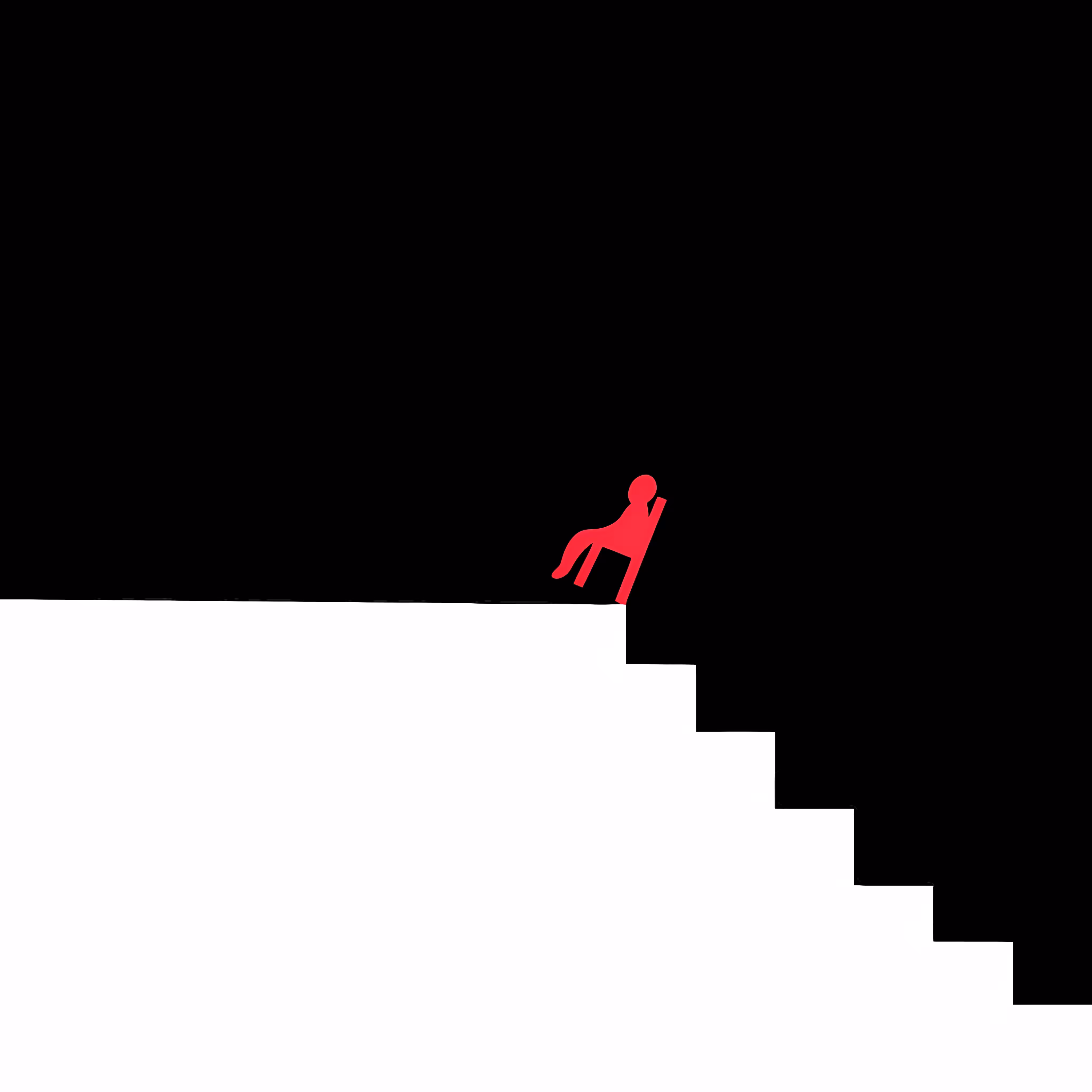 Falling a part