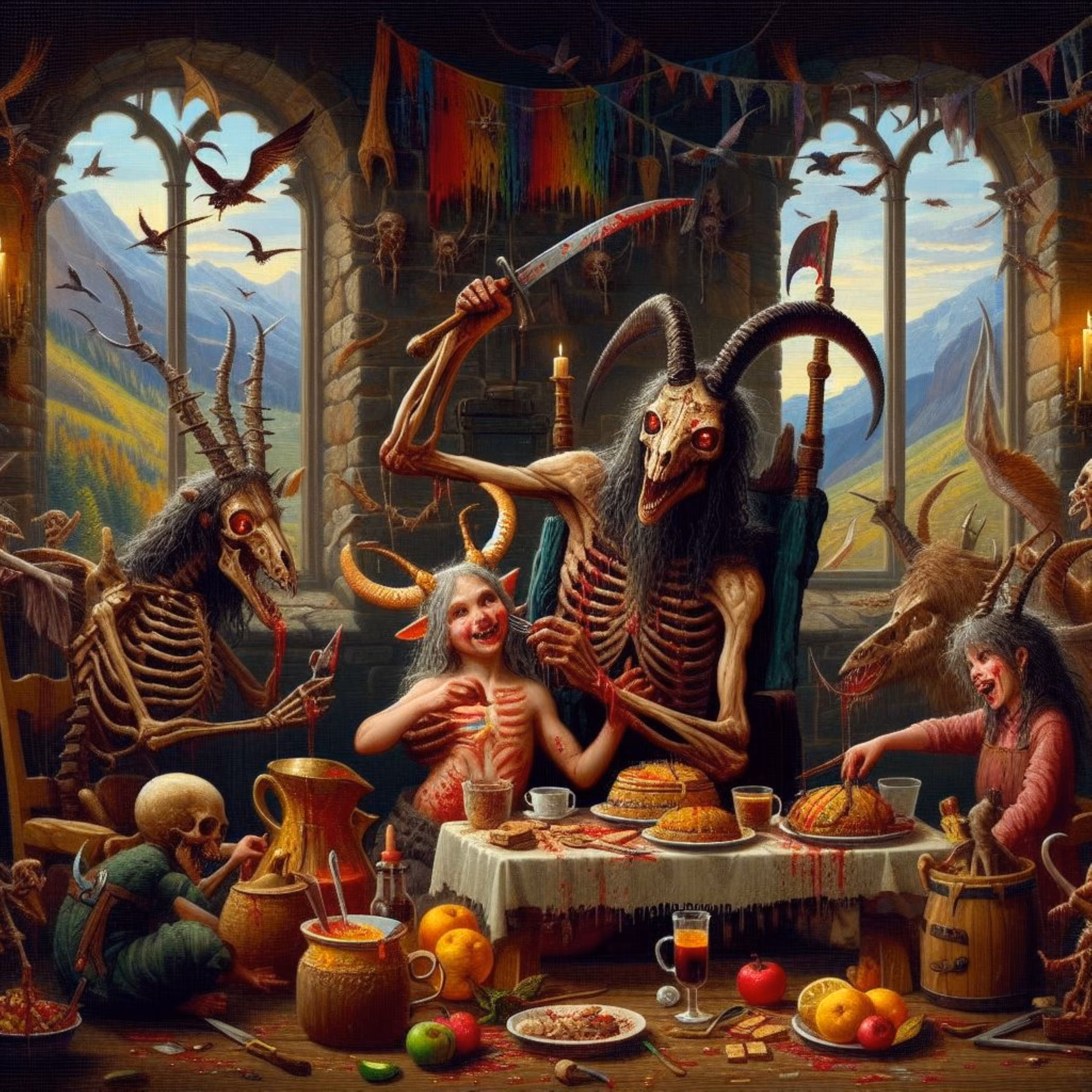 Evil Thoughts ov an A.i: Last dinner with demons