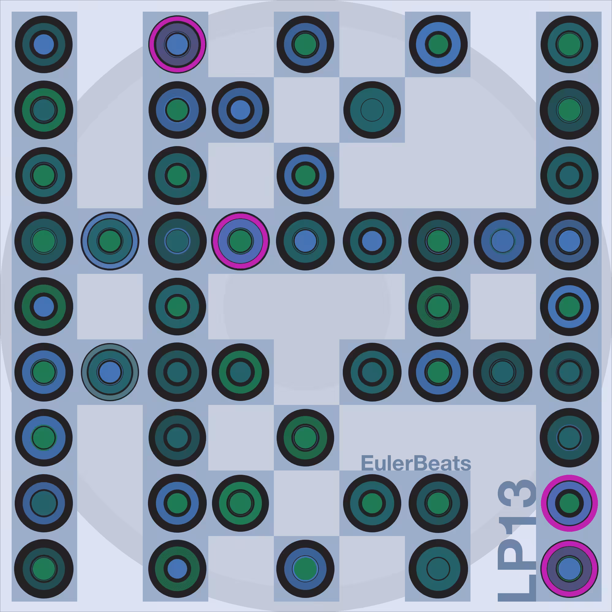 Eulerbeats LP13 Generative Cover Art: #29