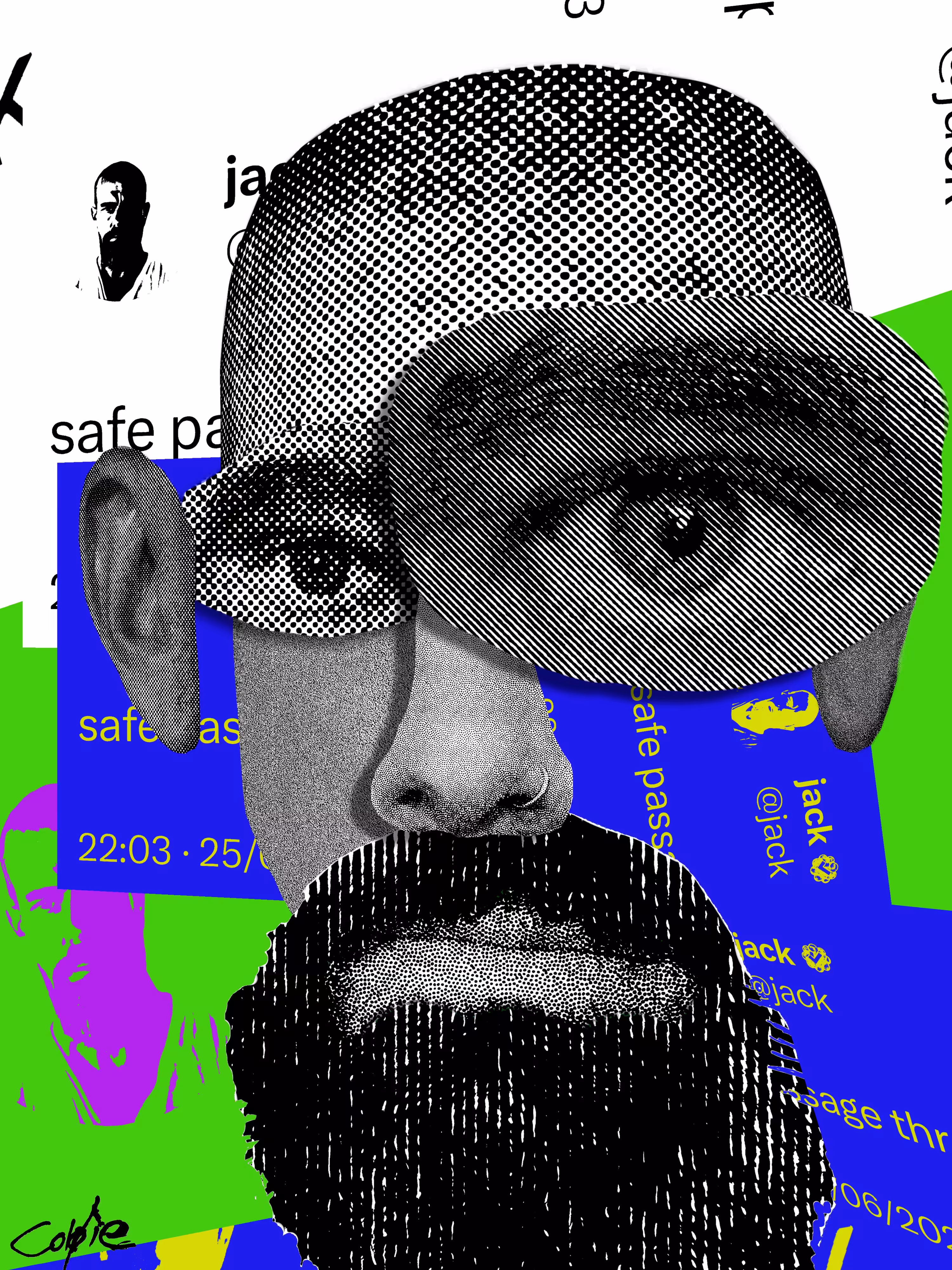 Jack Dorsey - Decentral Eyes - Safe Passage Variant - 71/240