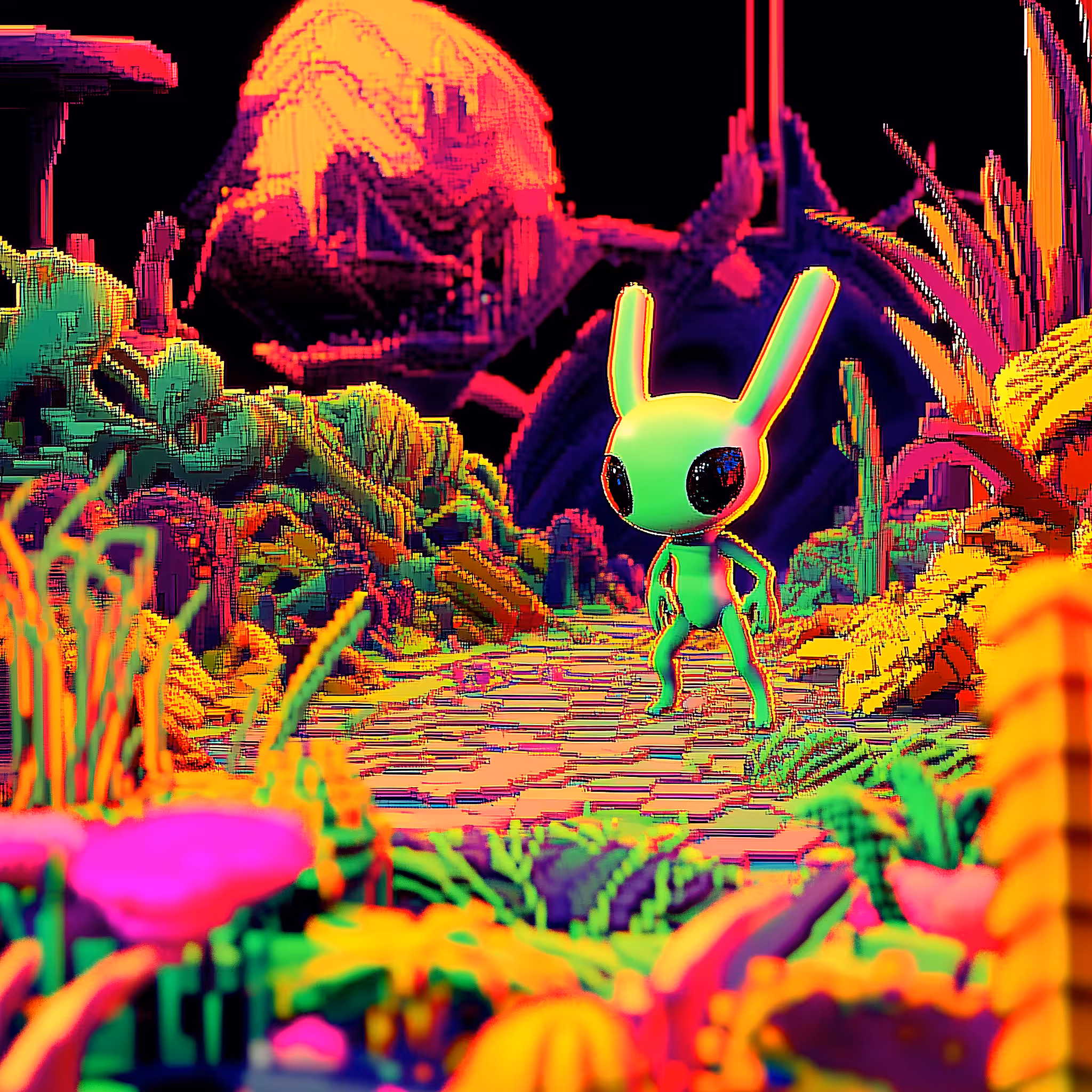 Blending In with Bunnies