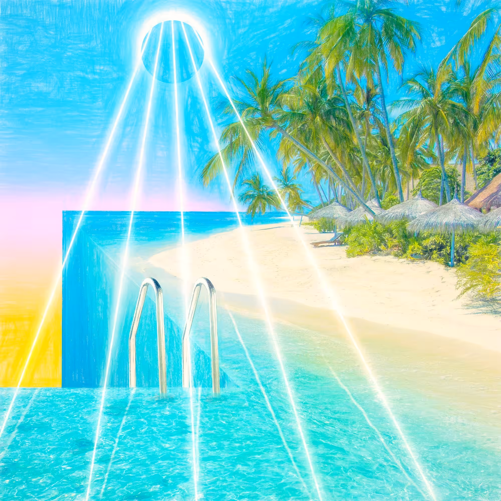 Dreamy Cubic World - Pool Beach