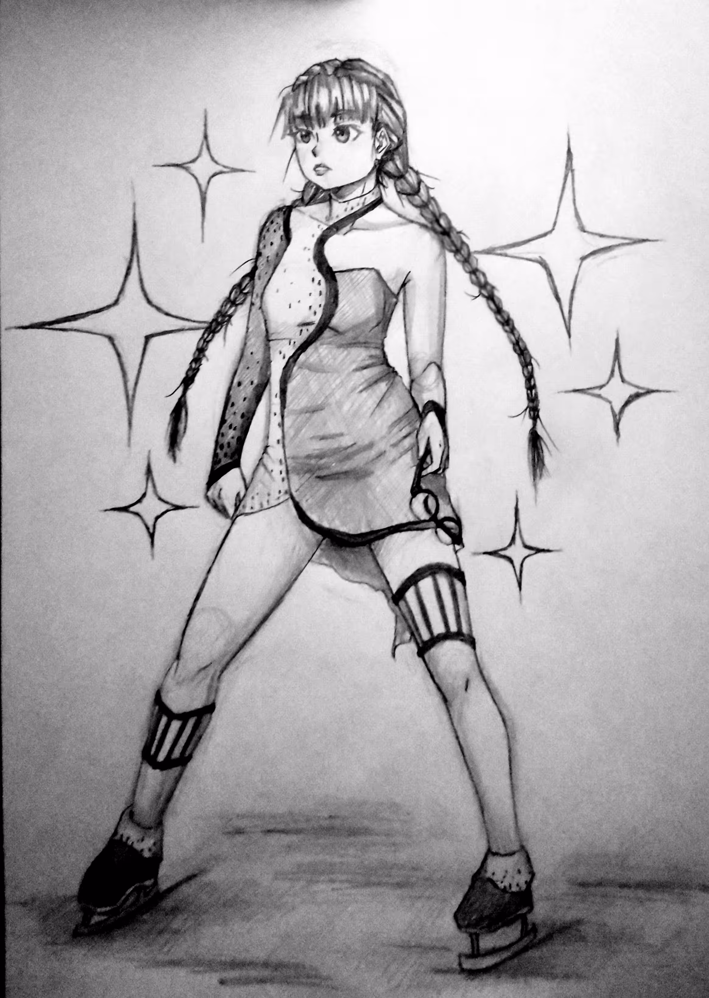 ice skates girl