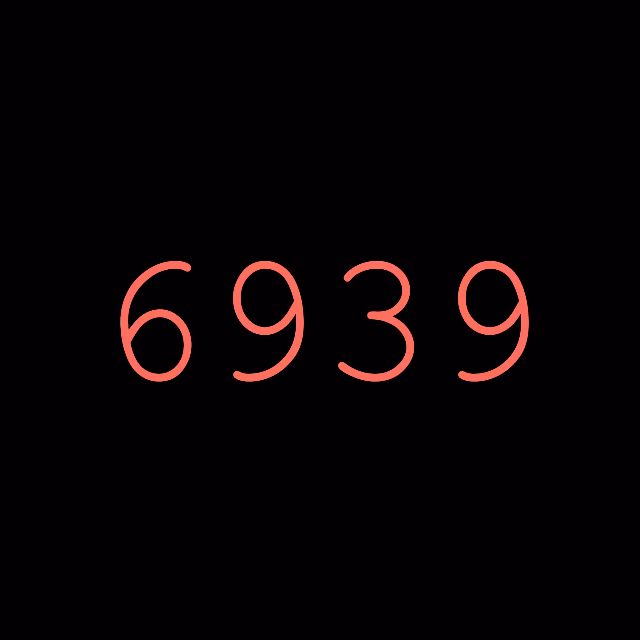 6939