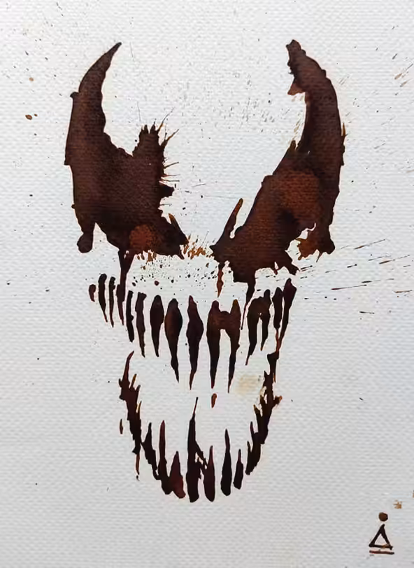 Venom_Coffee Painting