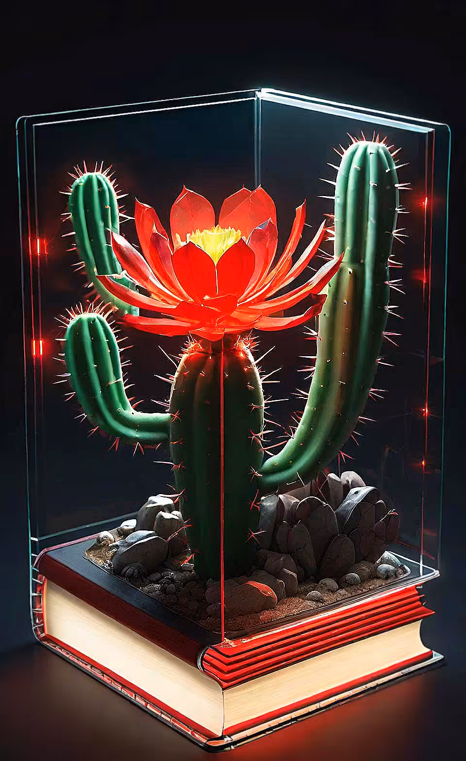 Red Data Cactus Book 🌵📕