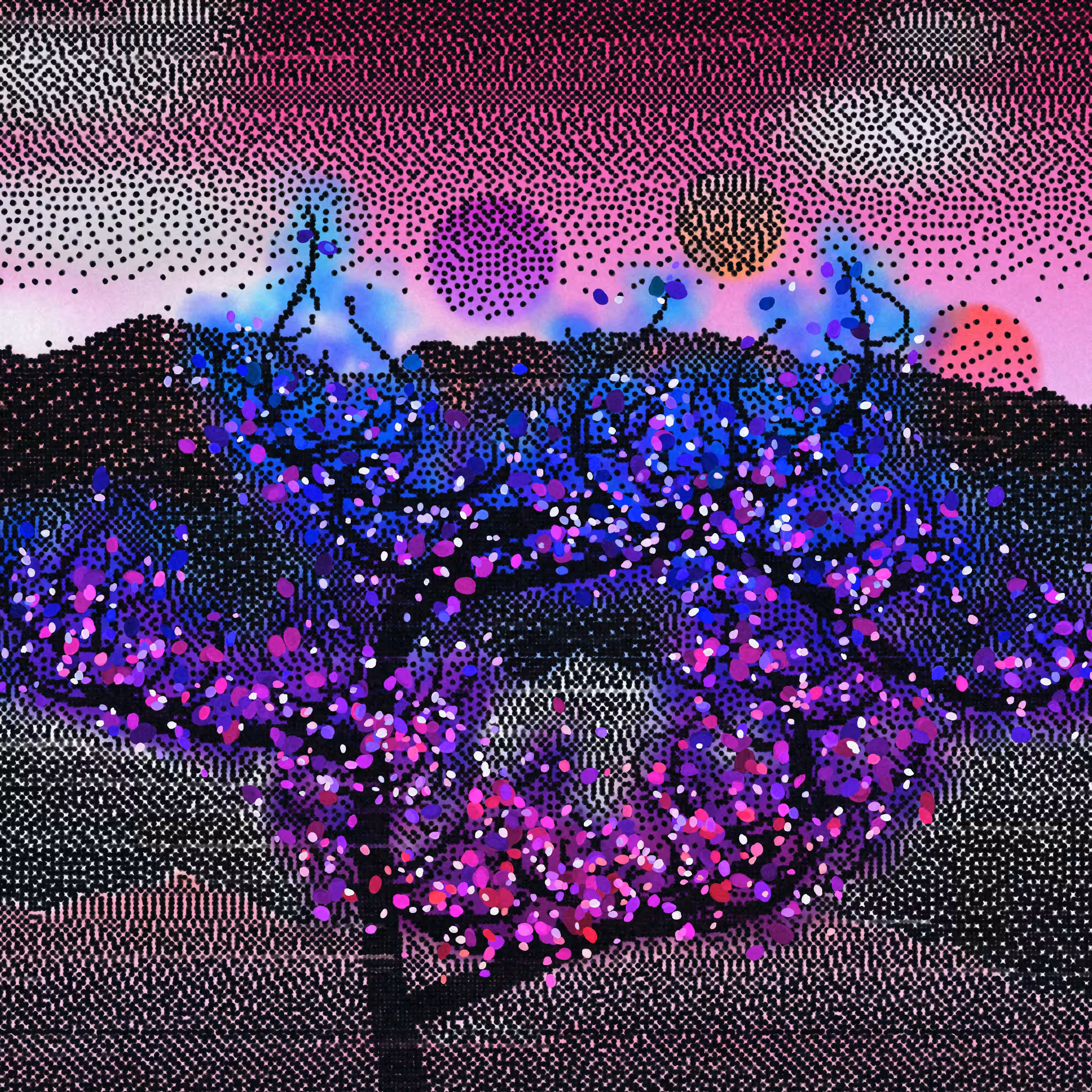 Dithered Branches #84