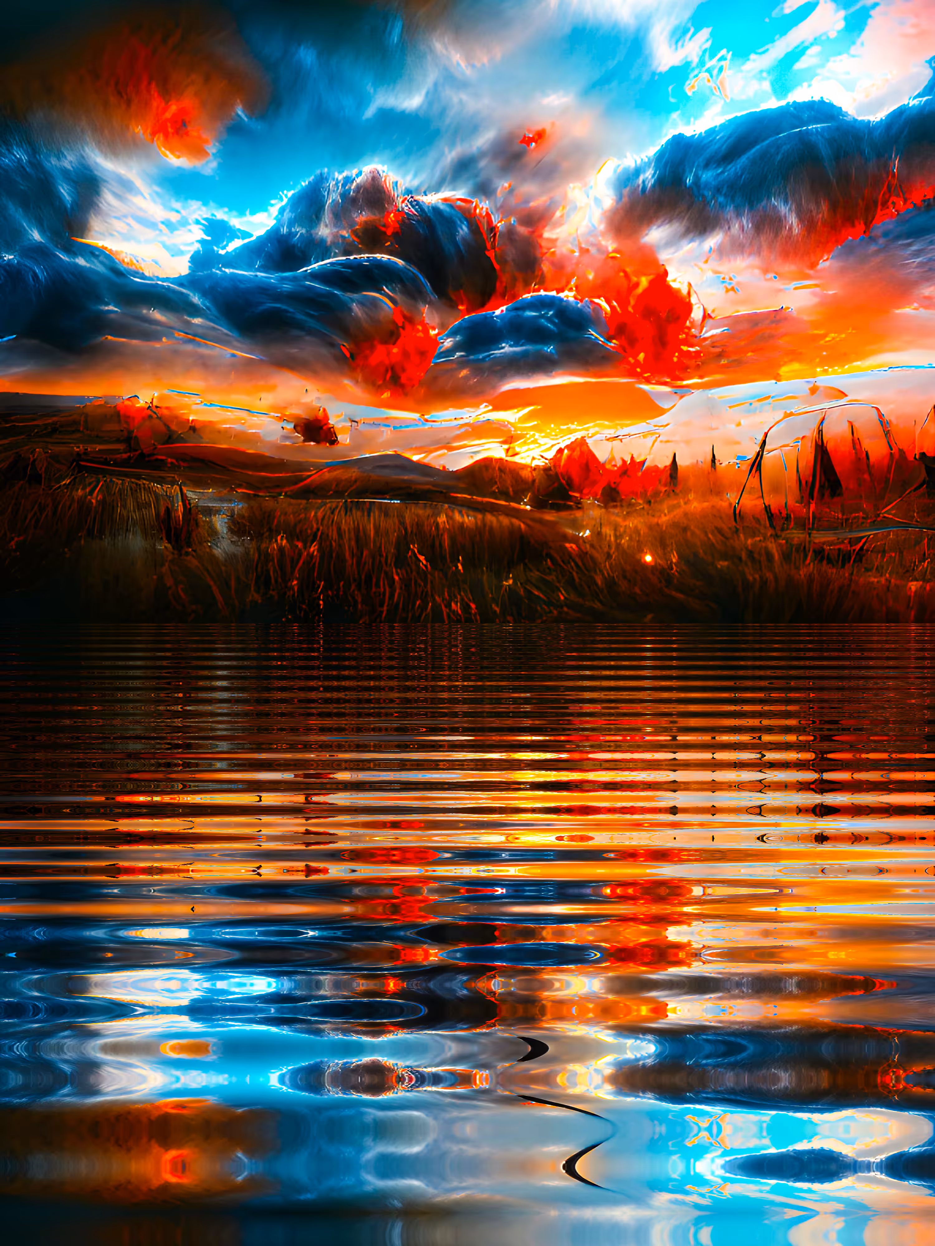 Fiery Sunset