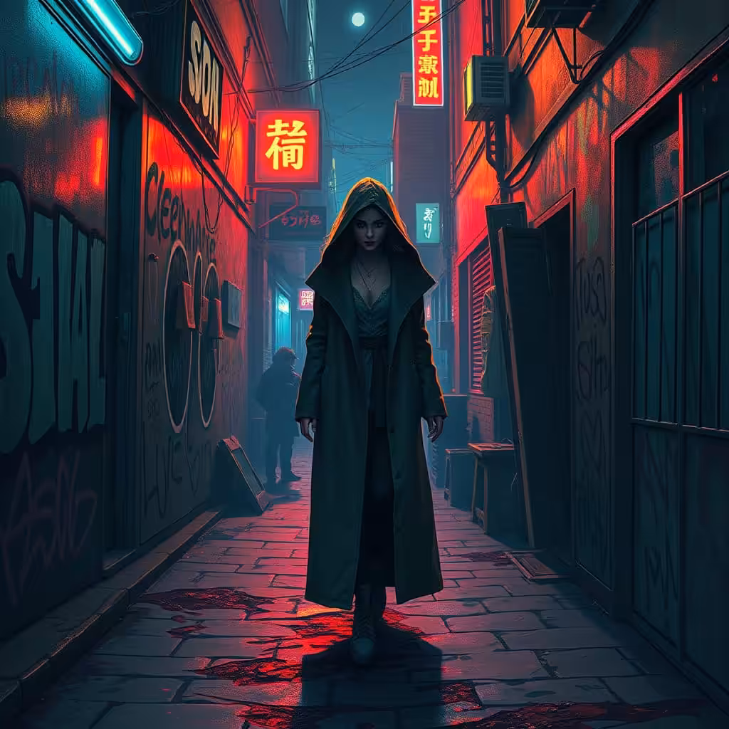 NightCafe Creations: Alley Wanderer 1