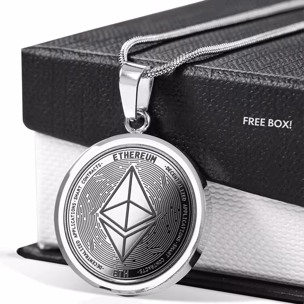 Ethereum Pendant The first necklaces ever offered on the blockchain.