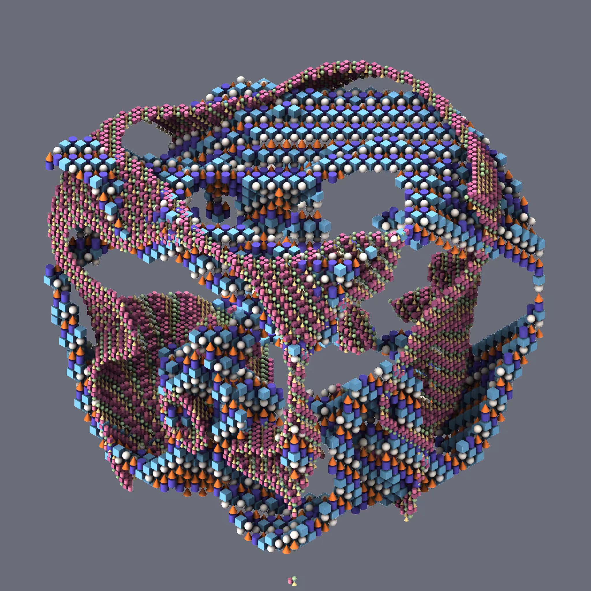 Pixel Space voxel archetypes 02 Frame 22