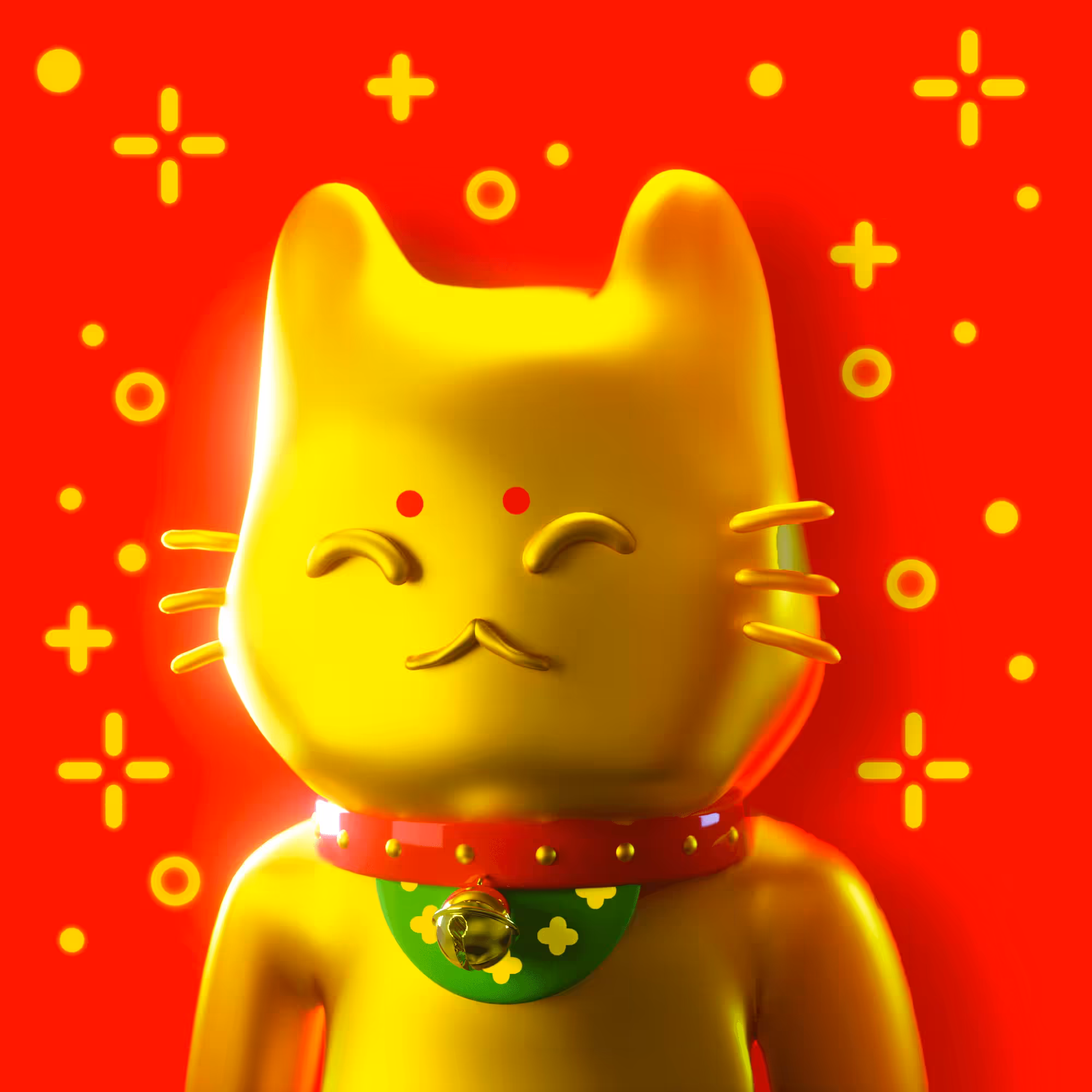 Cool Cat 3D #4695