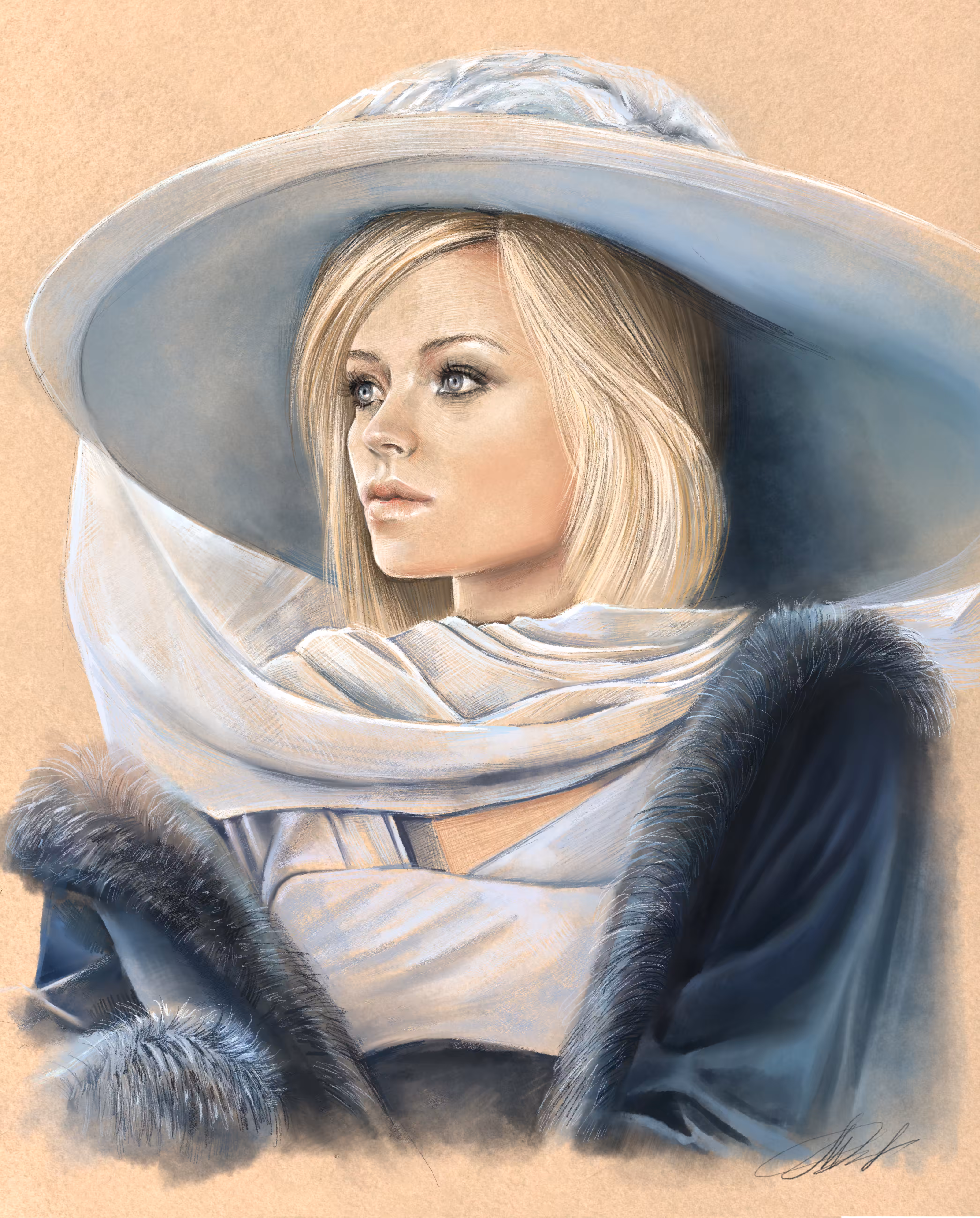 The Lady in Blue