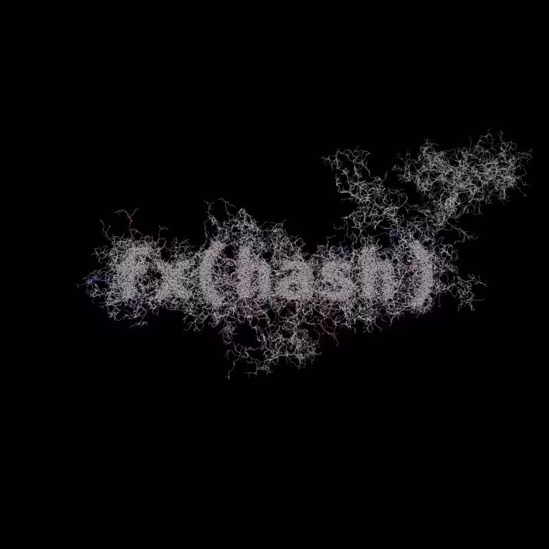 FXHASH Logo with Features #153