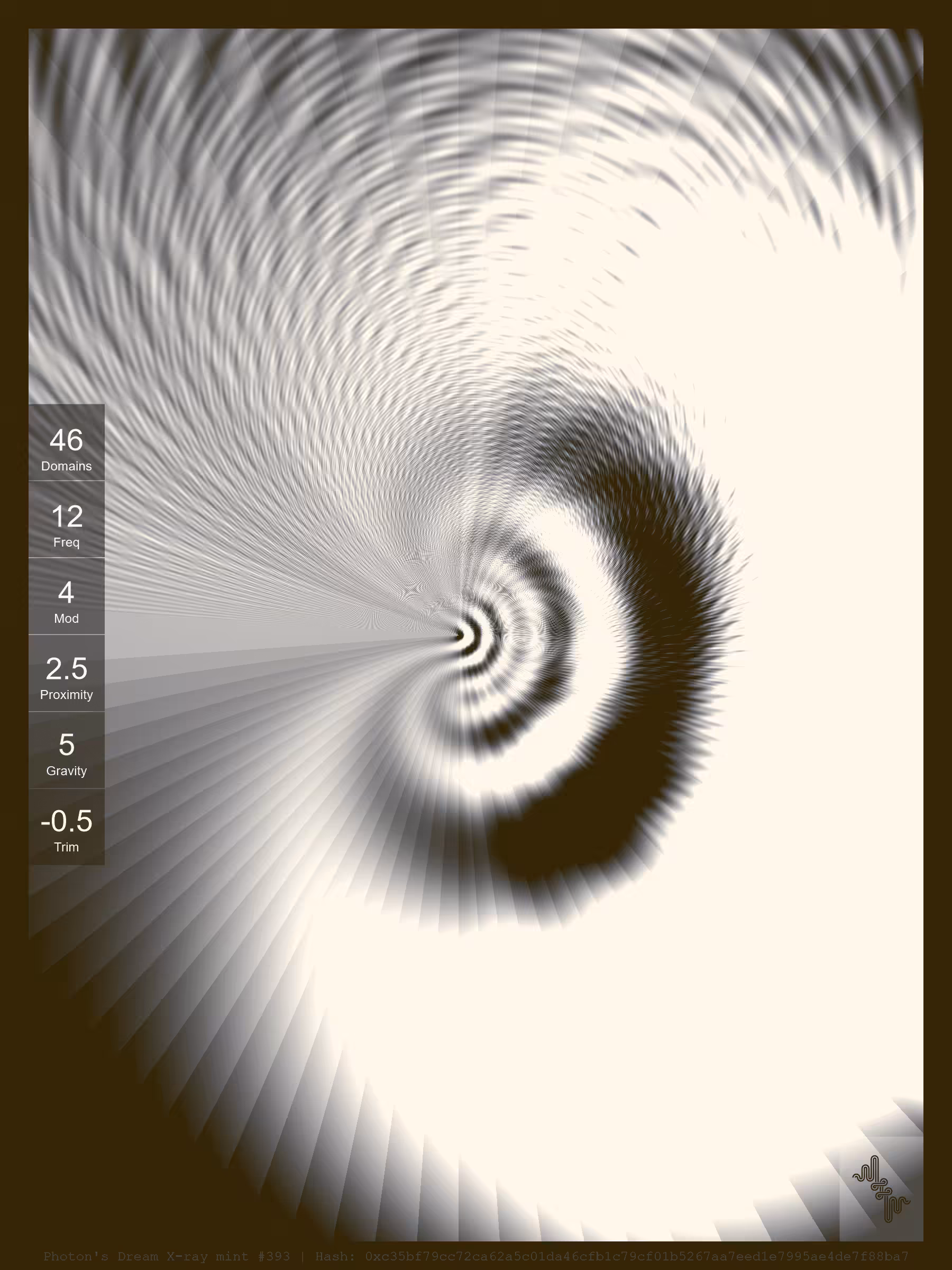 Photon's Dream X-rays by Harvey Rayner: Photon's Dream X-ray mint#393
