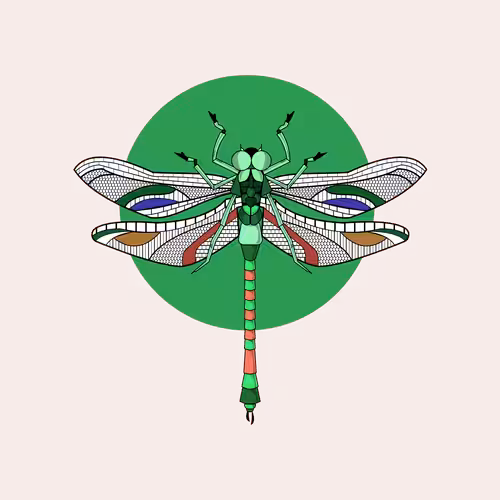 Anisoptera Tetradic: Chrome Green