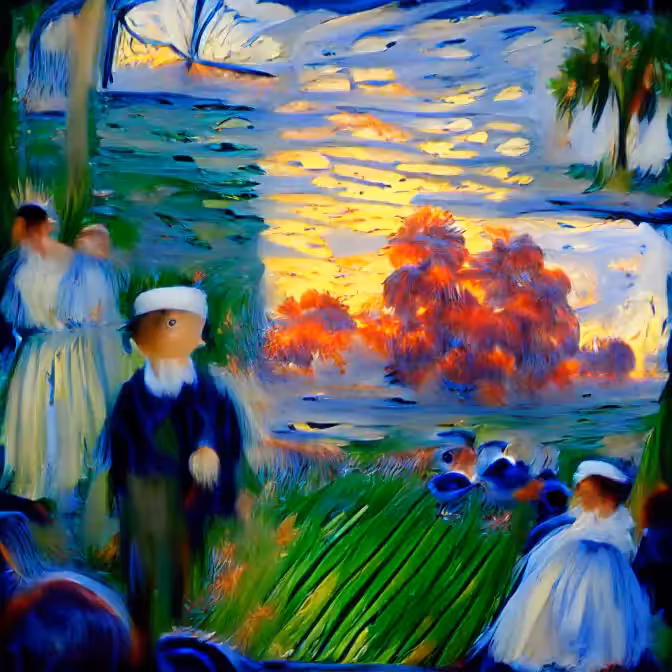 Impressionist Sunset 17