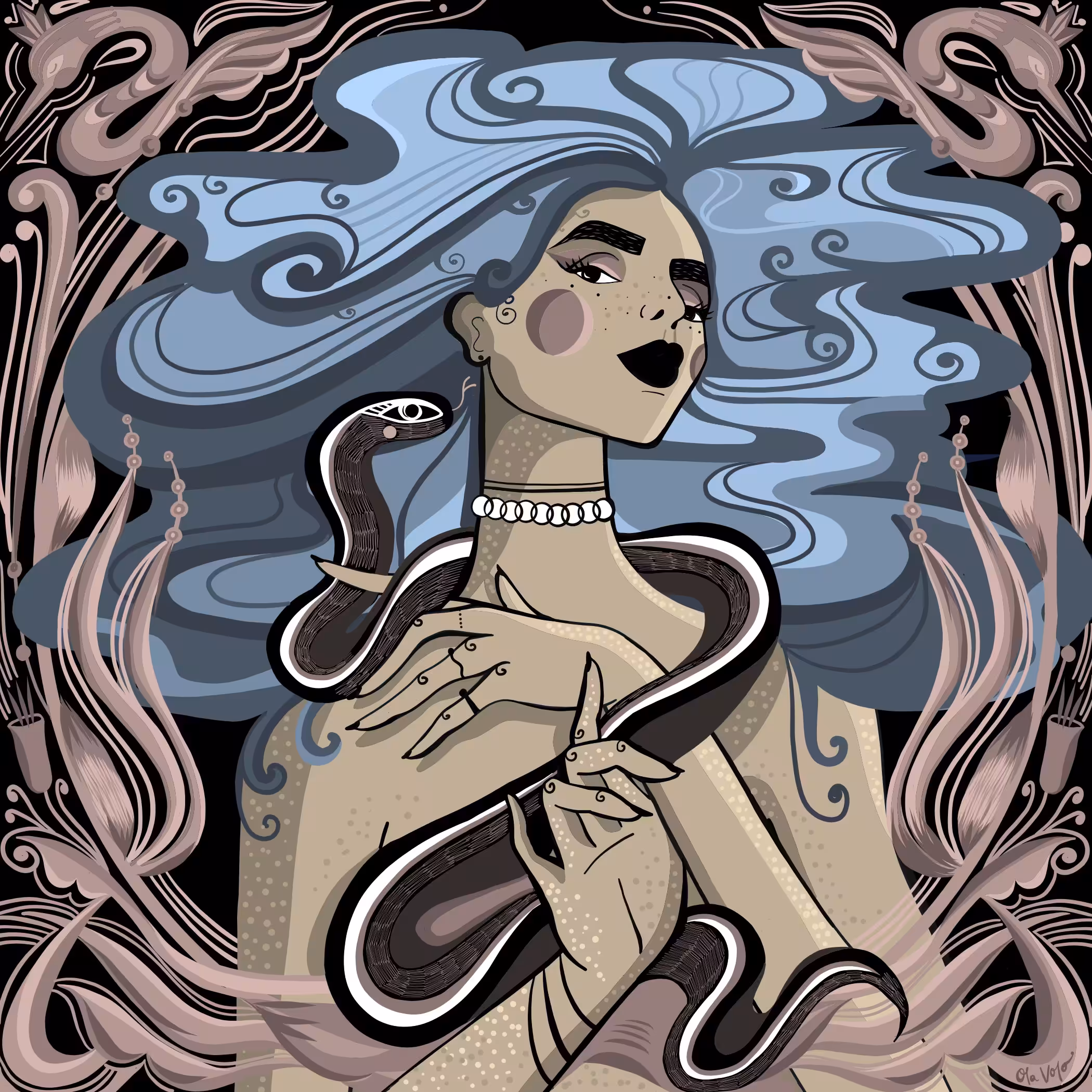 Queen with Snake #14/118
