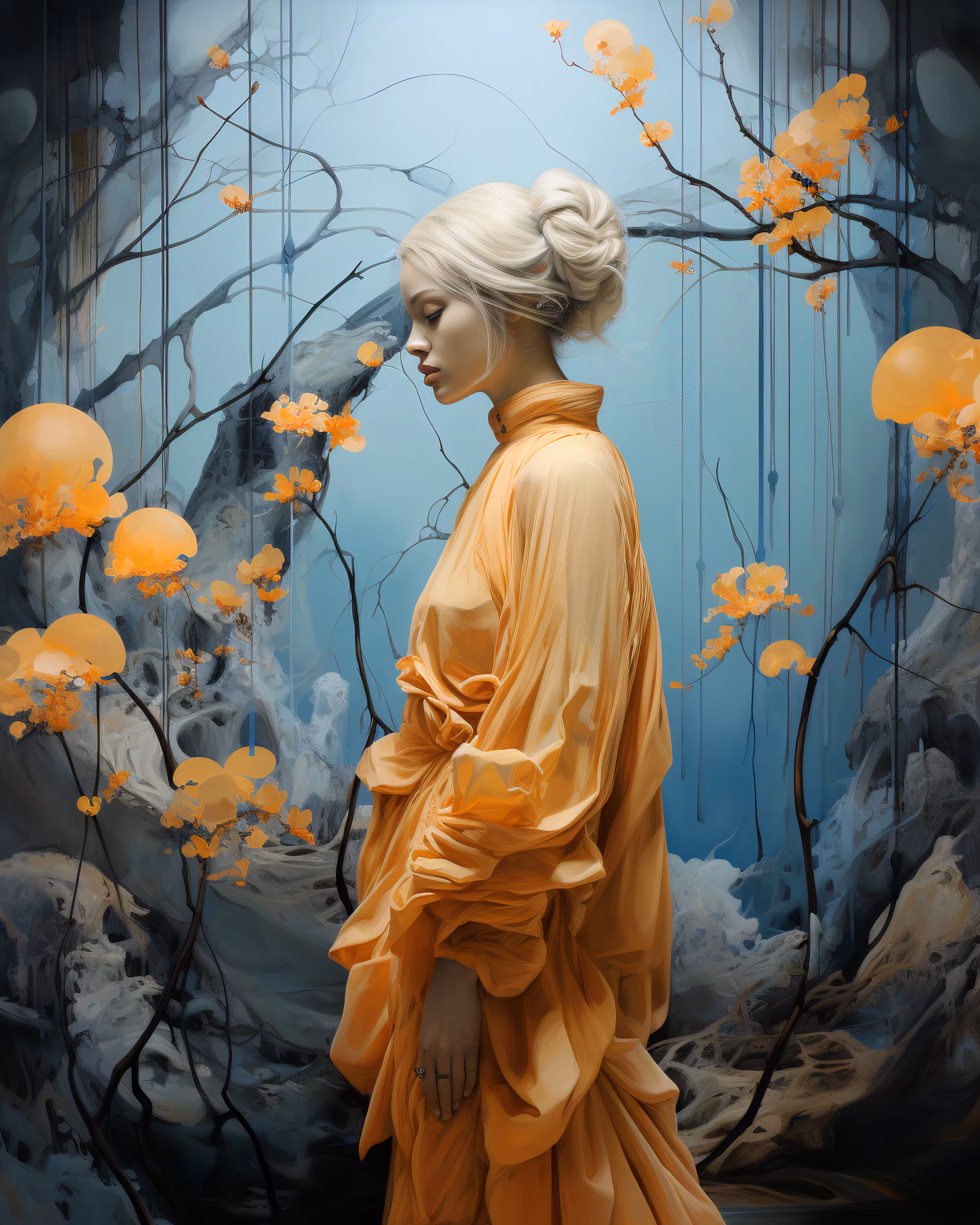 Mysterious Lady. Fantasy #017
