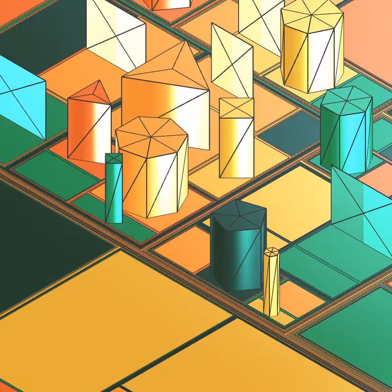 Geometric city #14