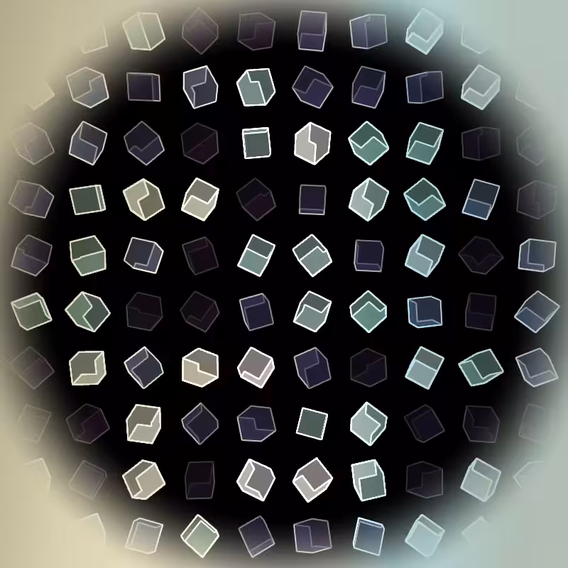 Interactive Cubes Grid #7