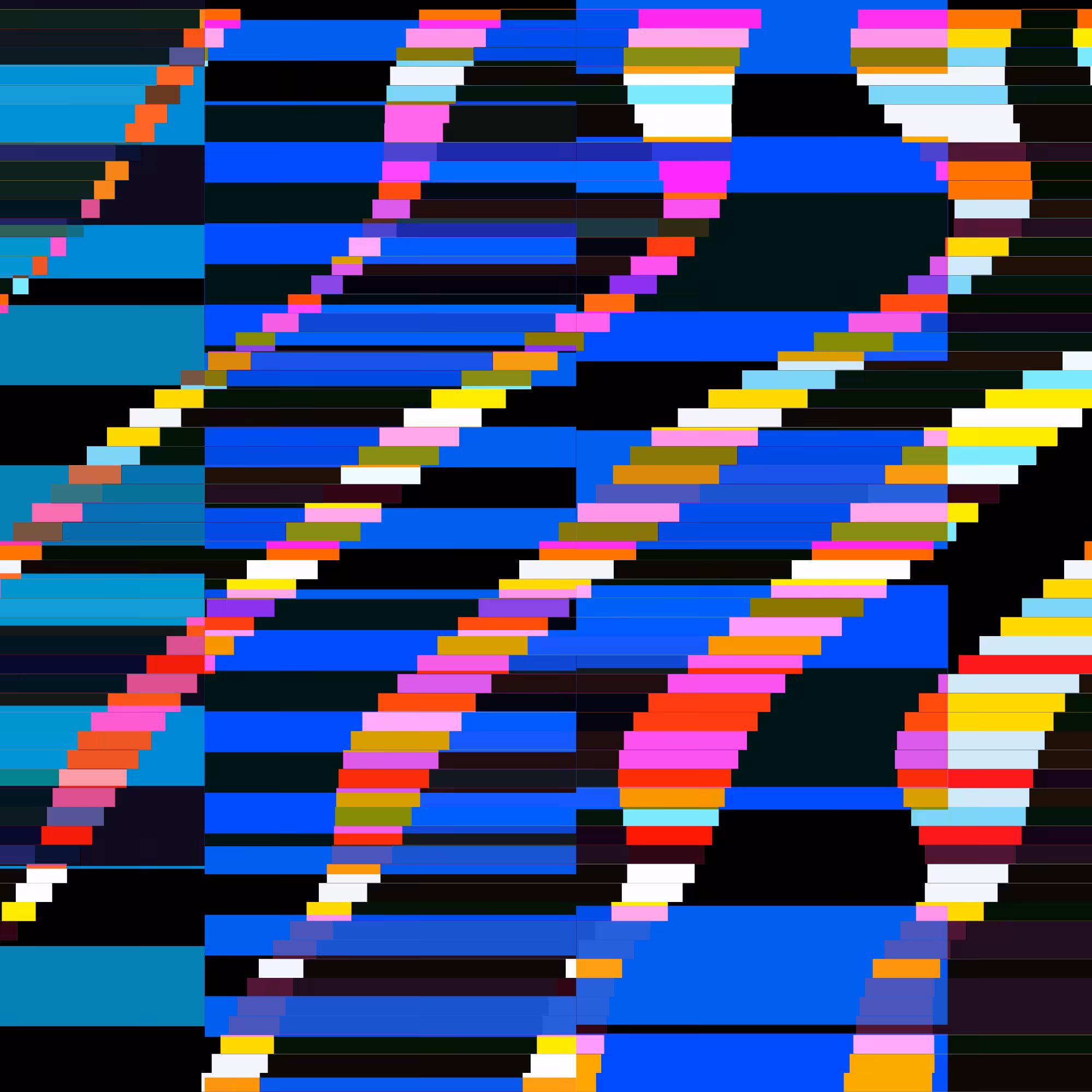 Glitchometry Stripes #23