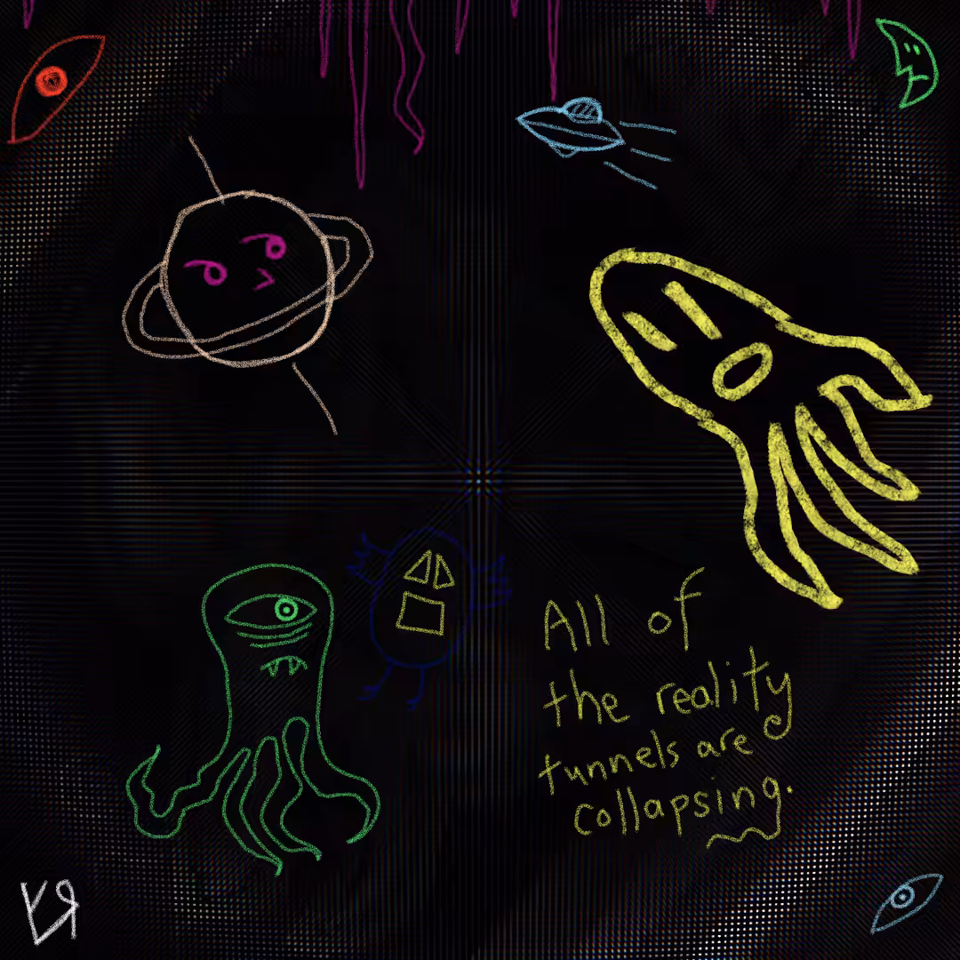 "Reality Tunnels" by Richard F. Yates (Holy Fool)