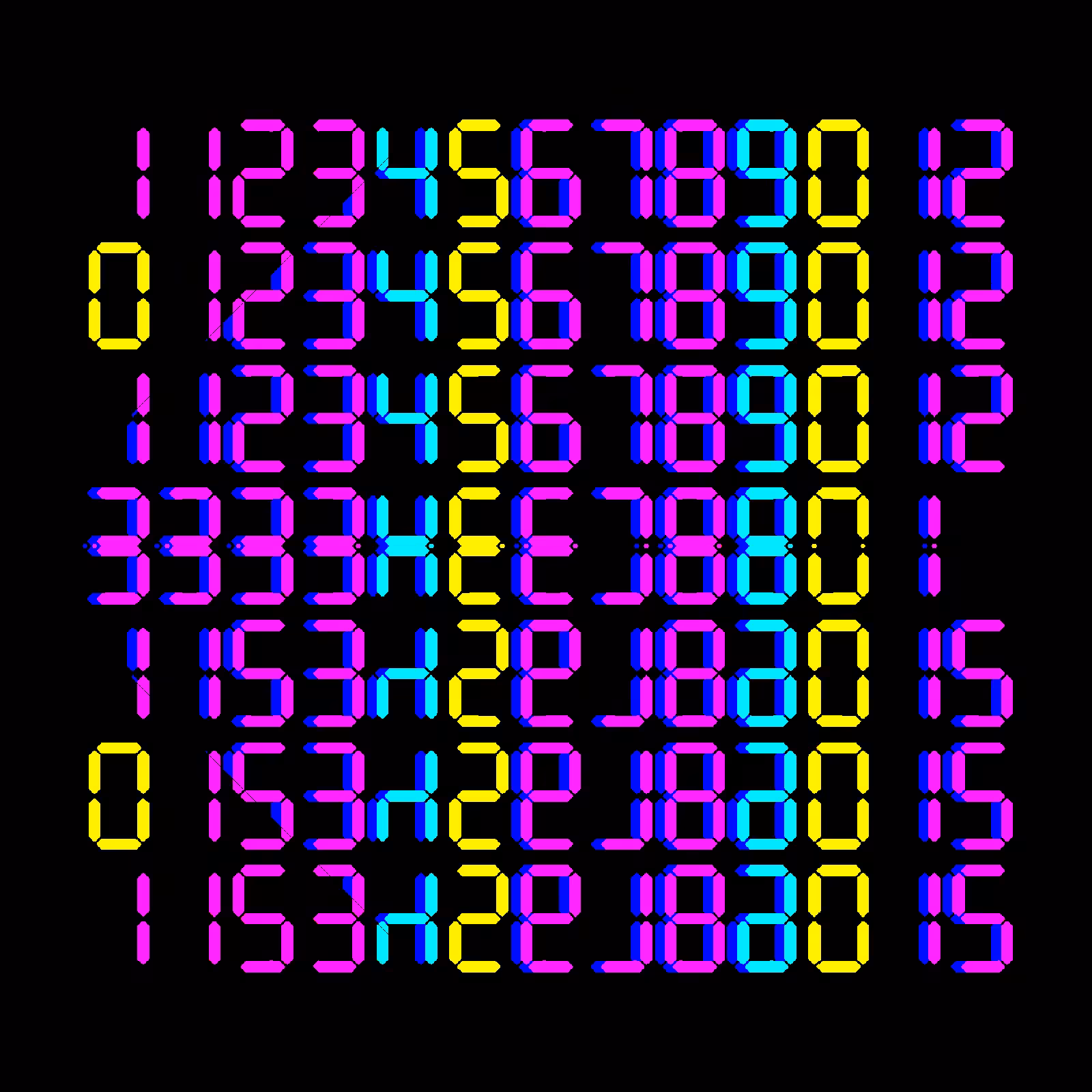 Digits #30
