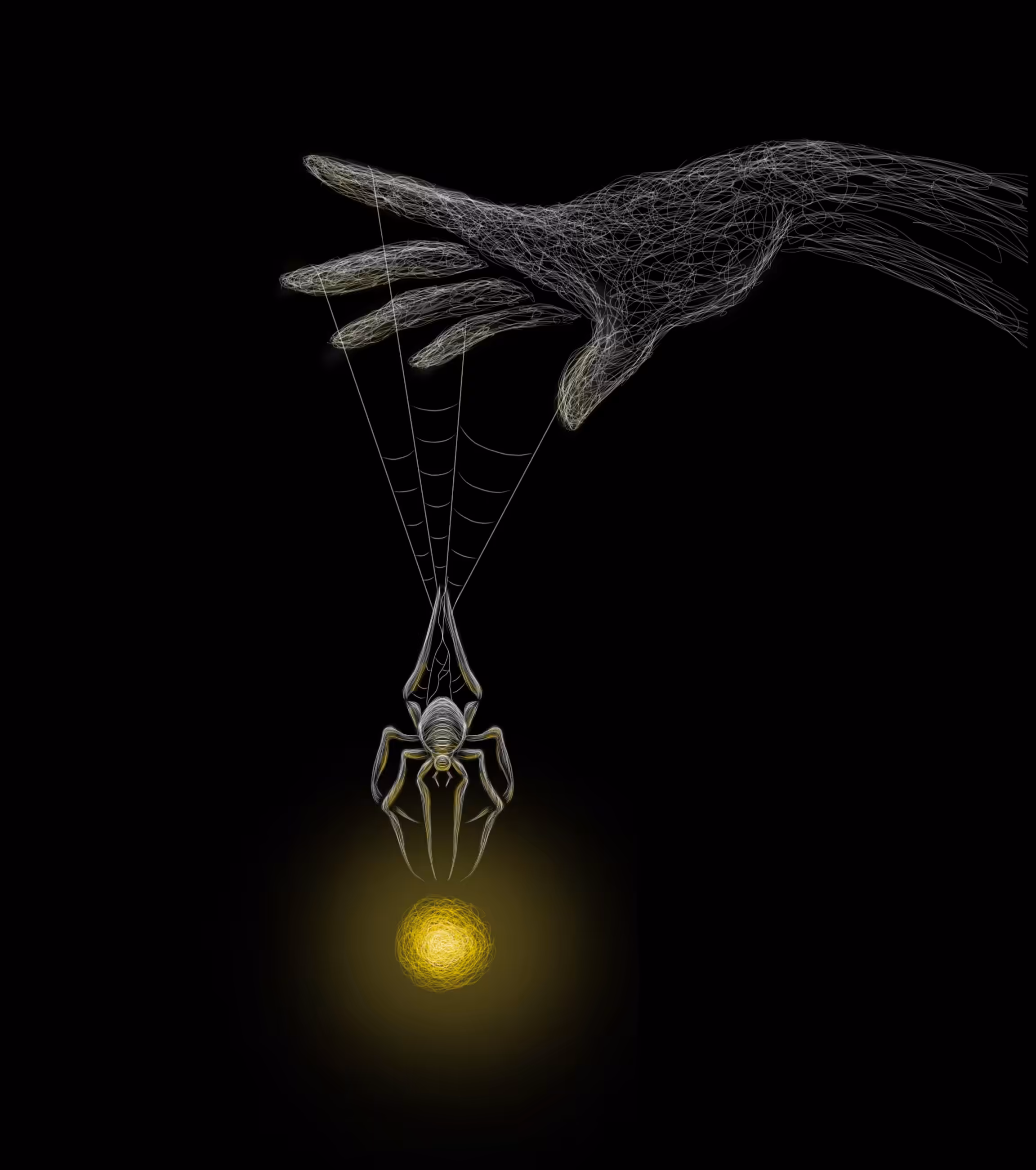 yellow spider