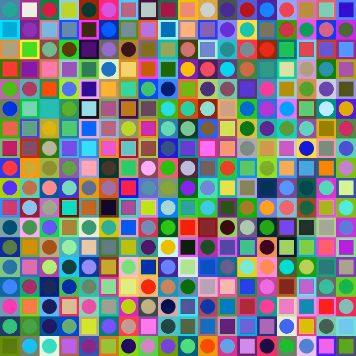 Square Dot Composition #449