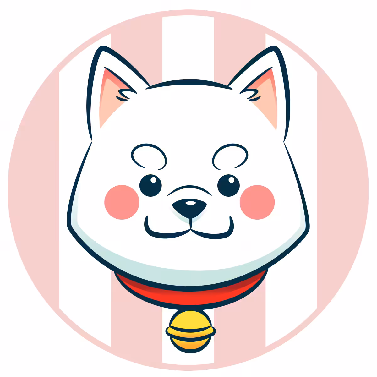 White Bibu Shiba