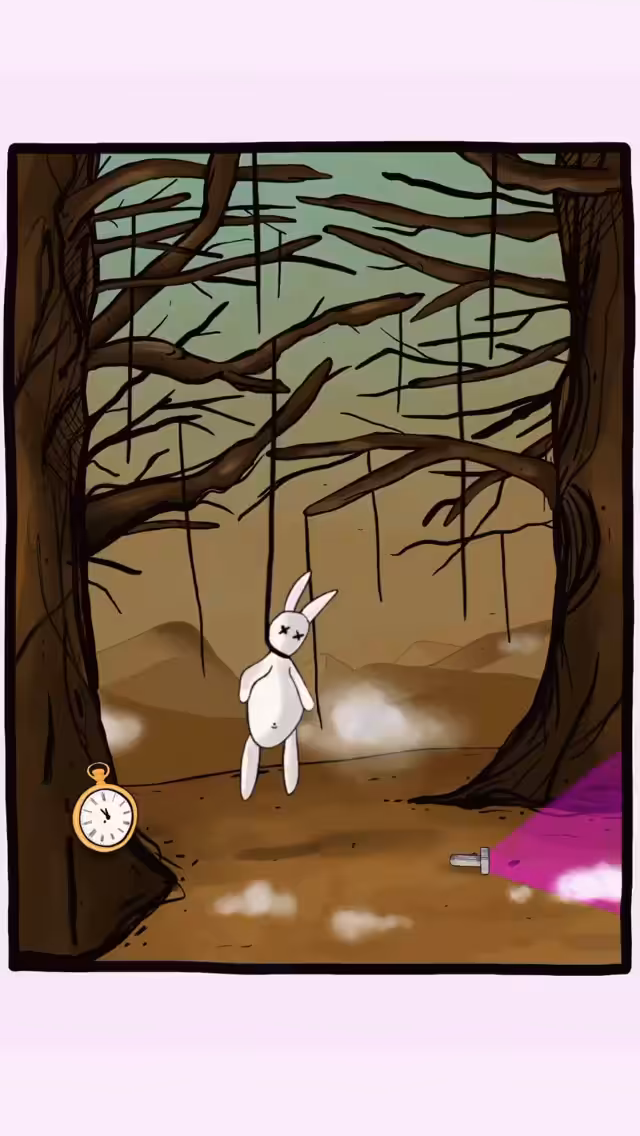 the rabbit has no time. 