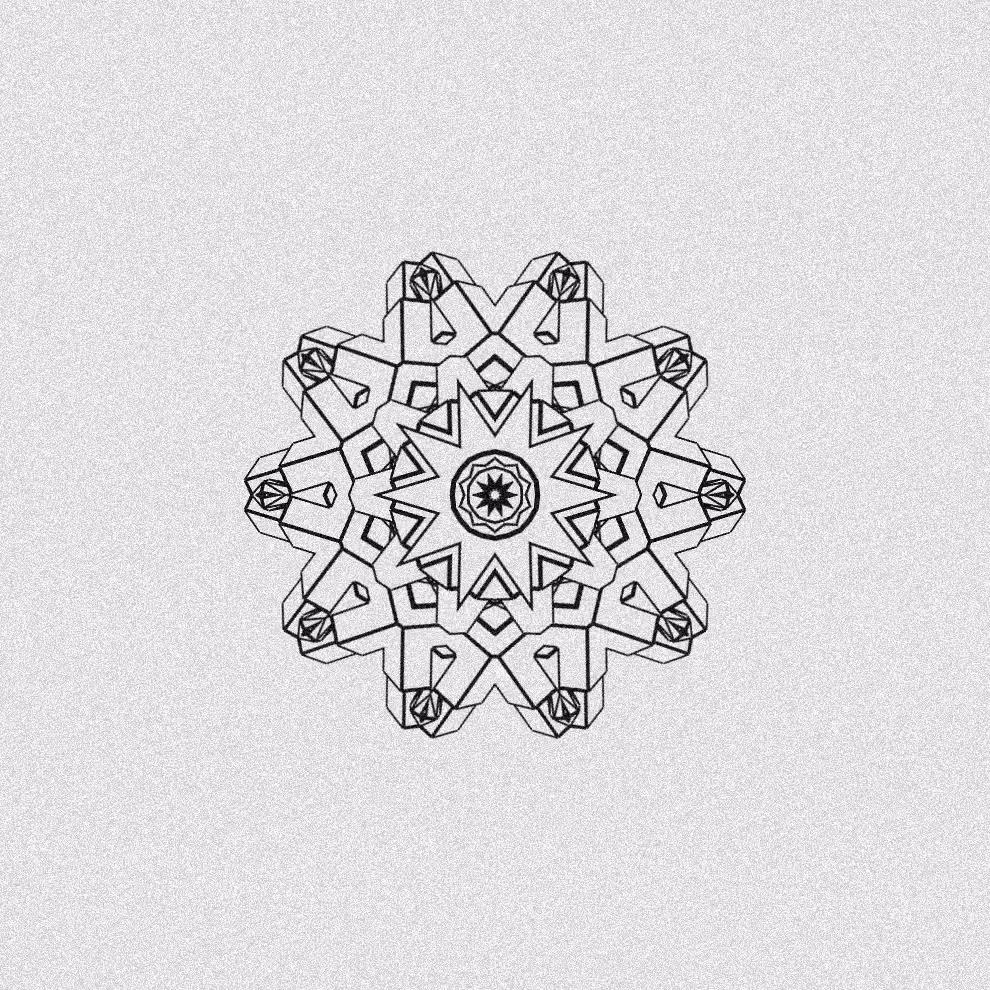 Monochrome Kaleido #340