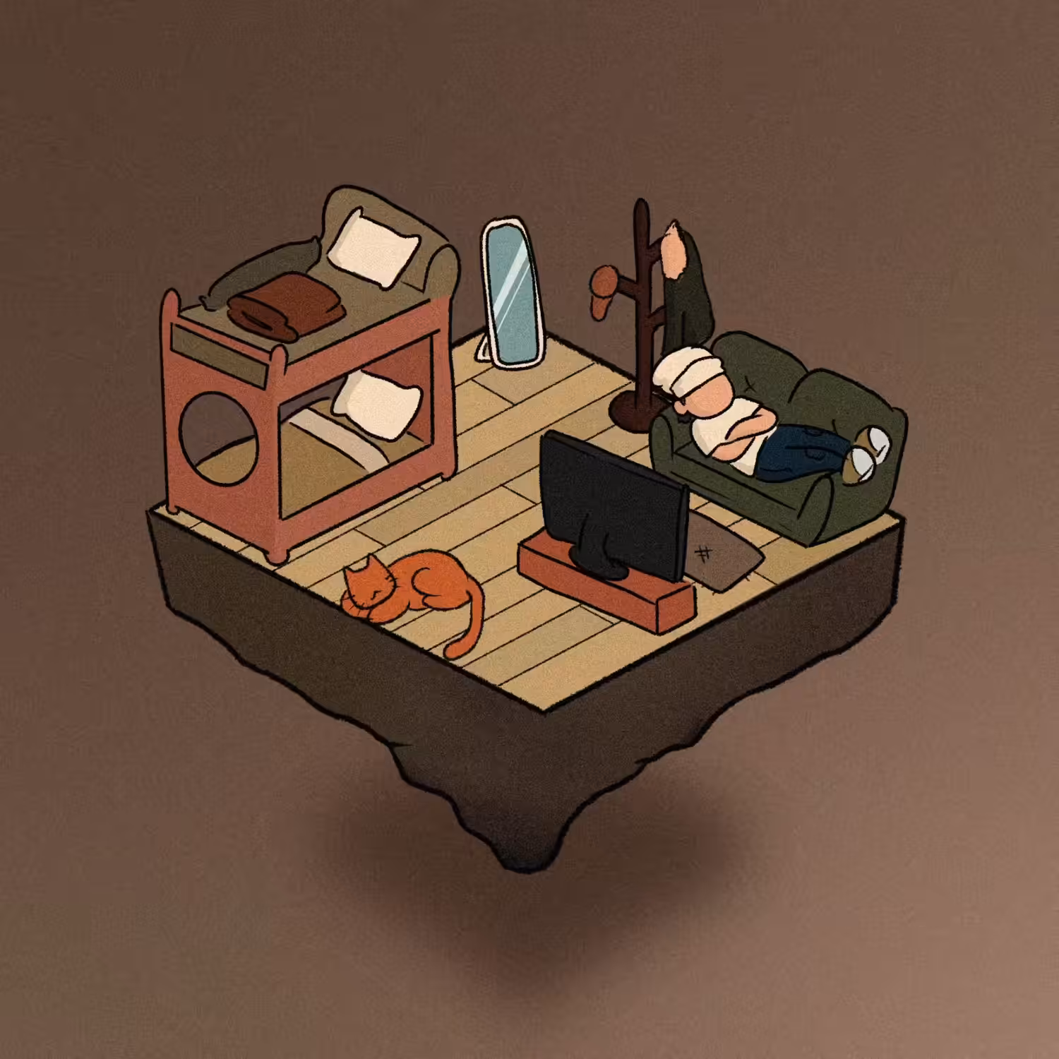 Lofi Roomie #49 ( Take a chillin nap )